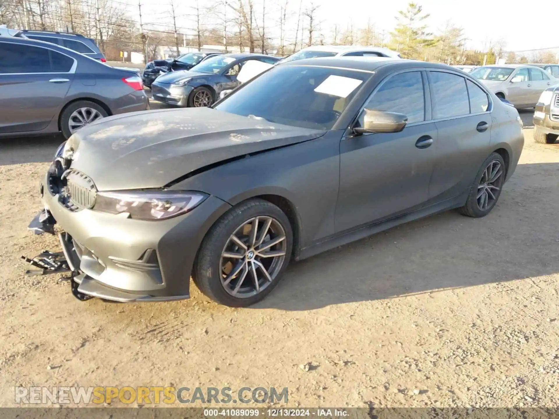 2 Photograph of a damaged car 3MW5R7J03L8B06663 BMW 330I 2020