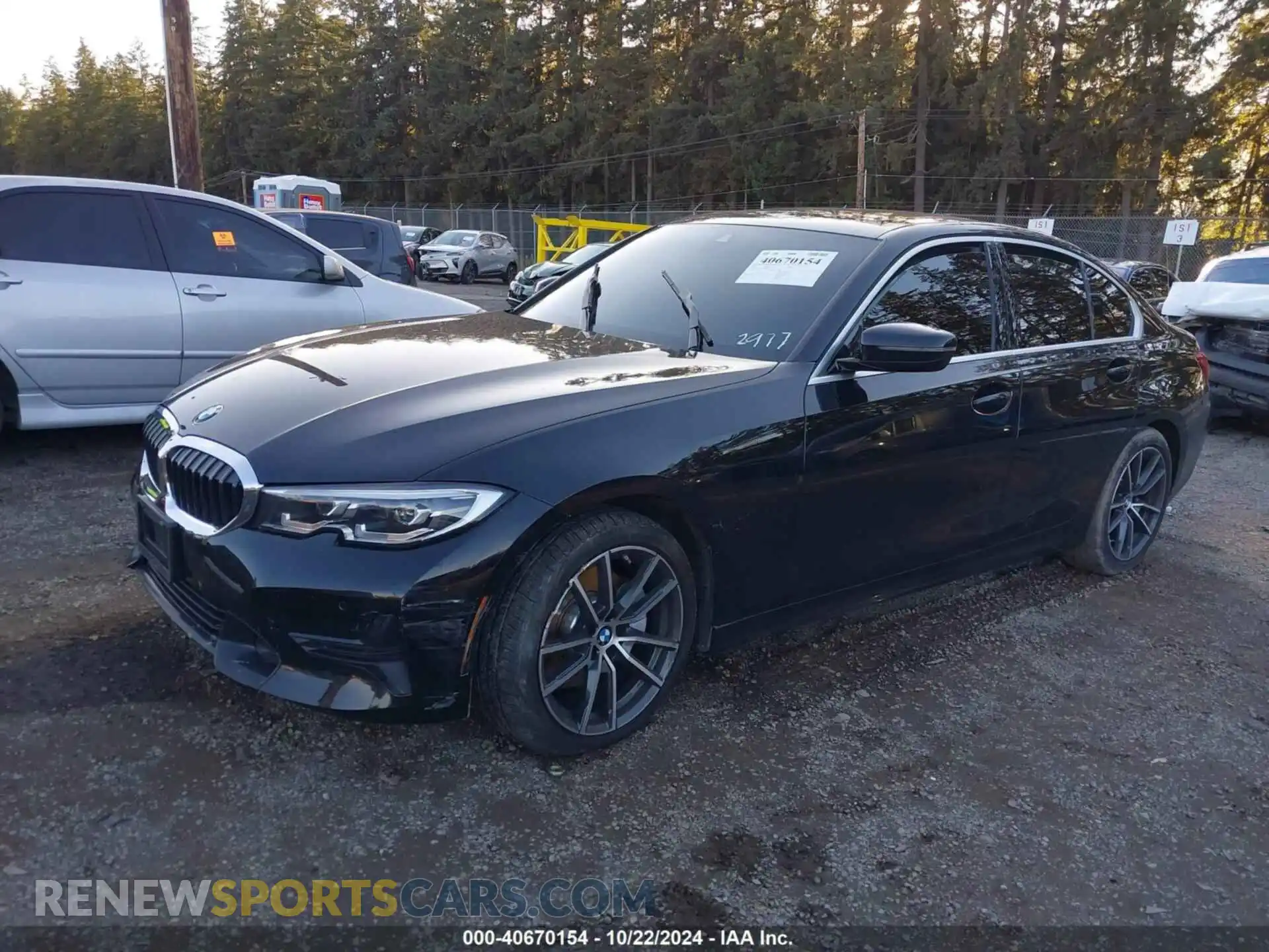 2 Photograph of a damaged car 3MW5R7J07L8B22977 BMW 330I 2020