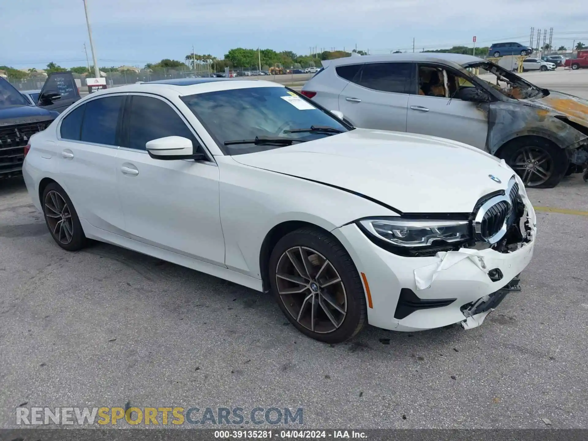 1 Photograph of a damaged car WBA5R1C01LFH49503 BMW 330I 2020