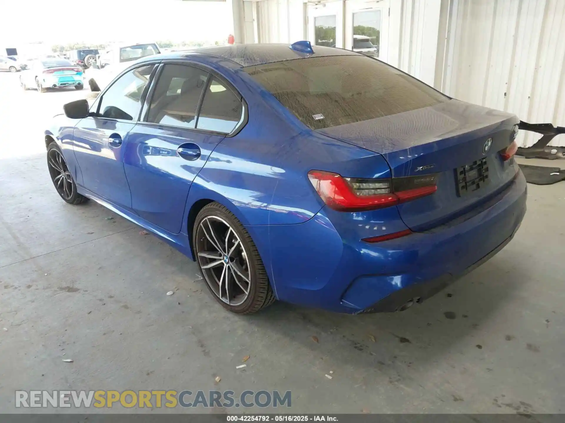 3 Photograph of a damaged car WBA5R7C07LFH41232 BMW 330I 2020