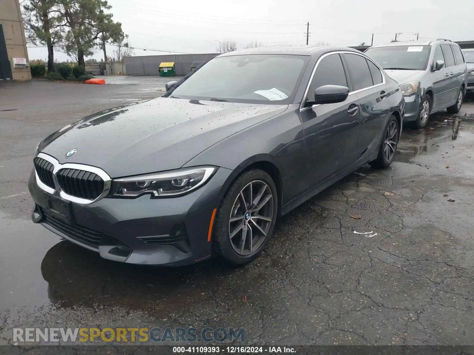 2 Photograph of a damaged car 3MW5R1J00M8B94831 BMW 330I 2021