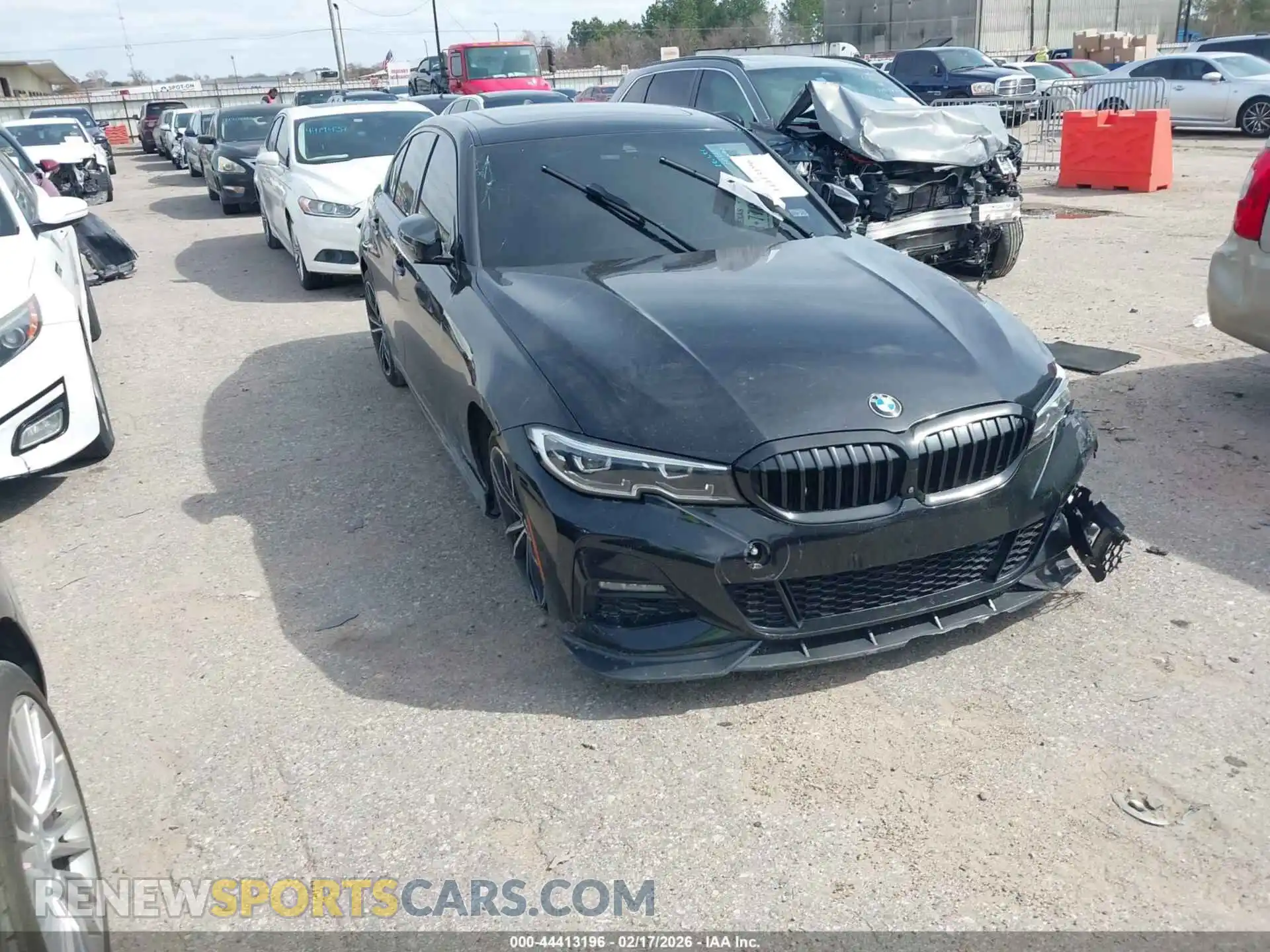 1 Photograph of a damaged car 3MW5R1J02M8B56405 BMW 330I 2021