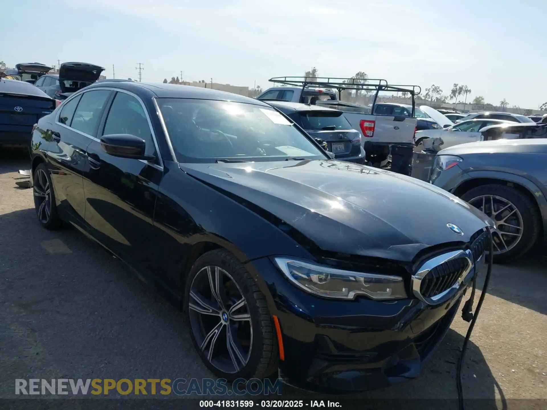 1 Photograph of a damaged car 3MW5R1J02M8B87329 BMW 330I 2021