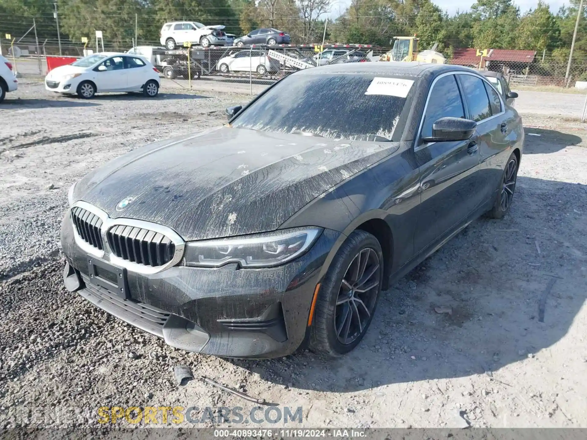 2 Photograph of a damaged car 3MW5R1J03M8B88196 BMW 330I 2021