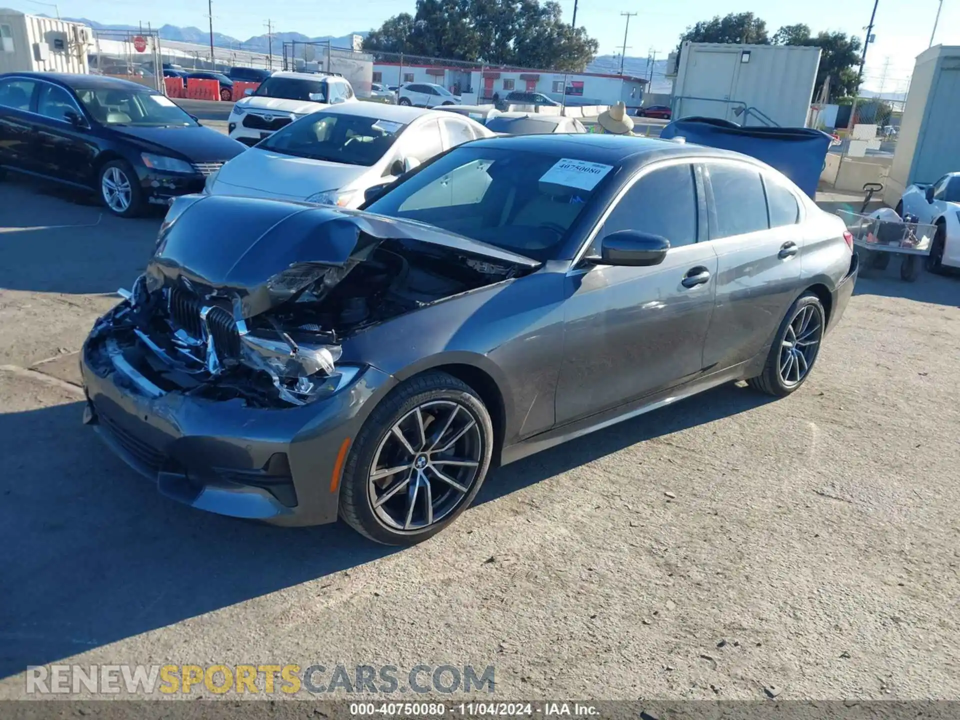 2 Photograph of a damaged car 3MW5R1J04M8B64084 BMW 330I 2021