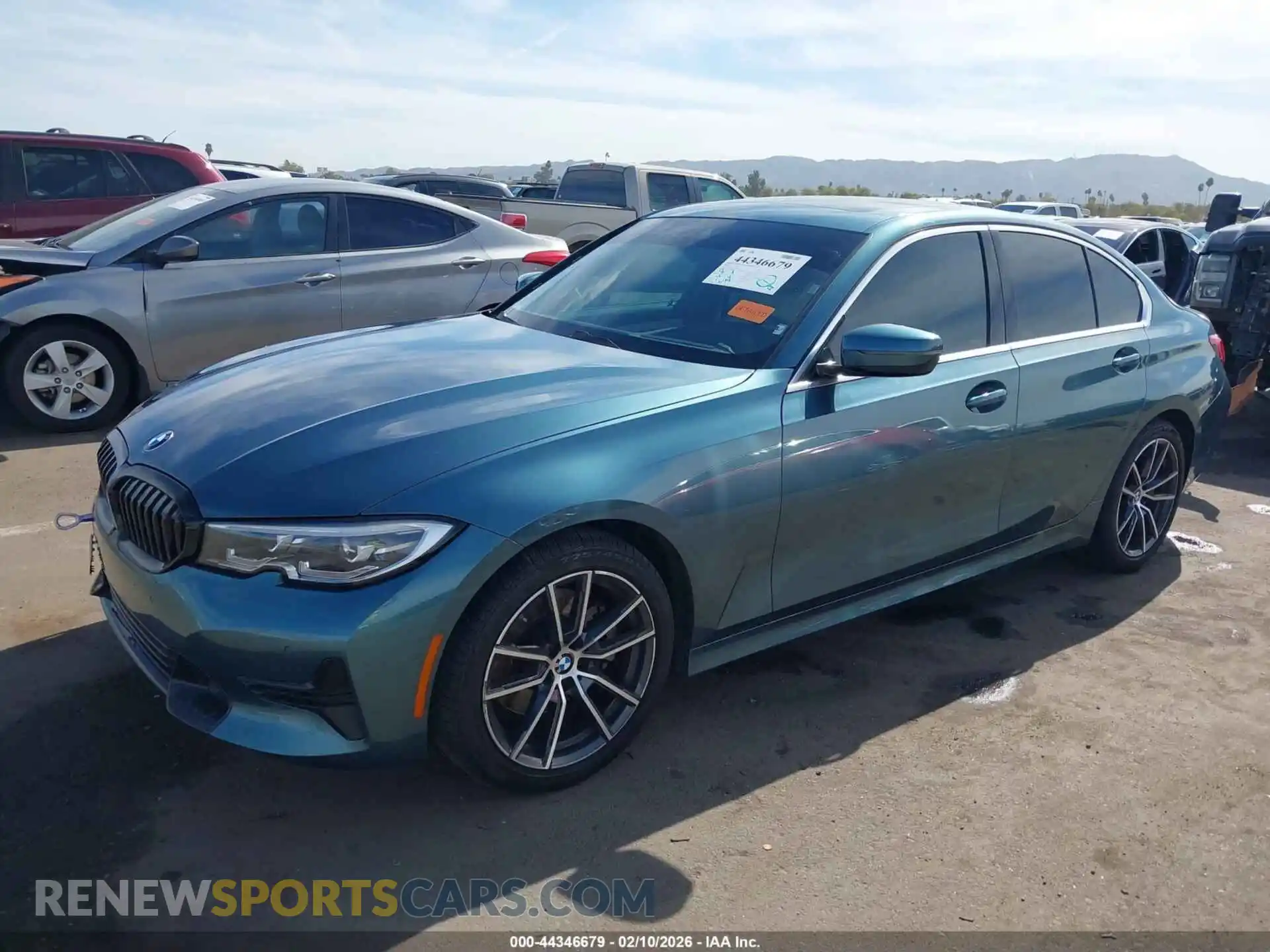 2 Photograph of a damaged car 3MW5R1J04M8C09329 BMW 330I 2021