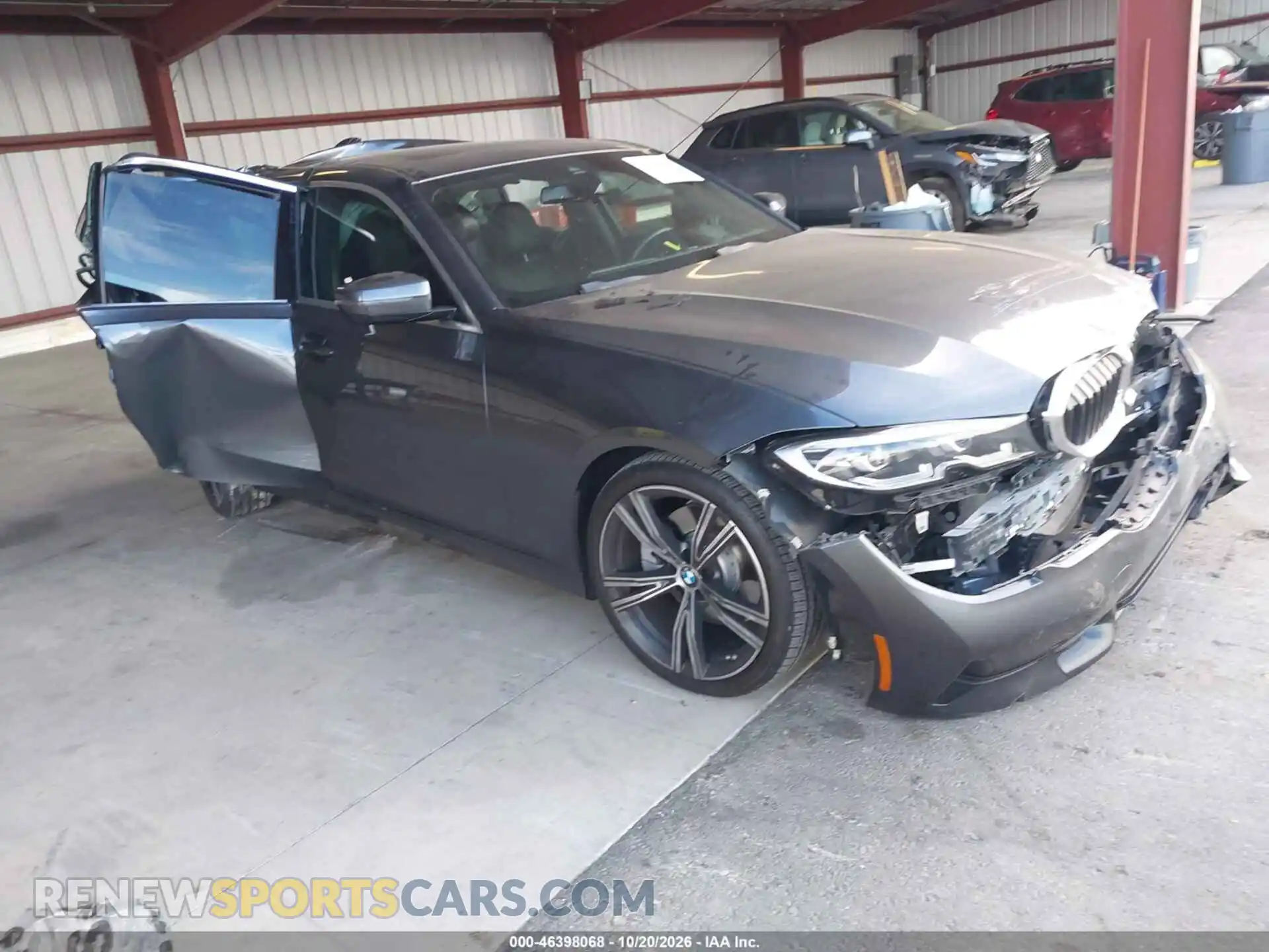 1 fotografías del automóvil dañado 3MW5R1J05M8C09131 BMW 330I 2021