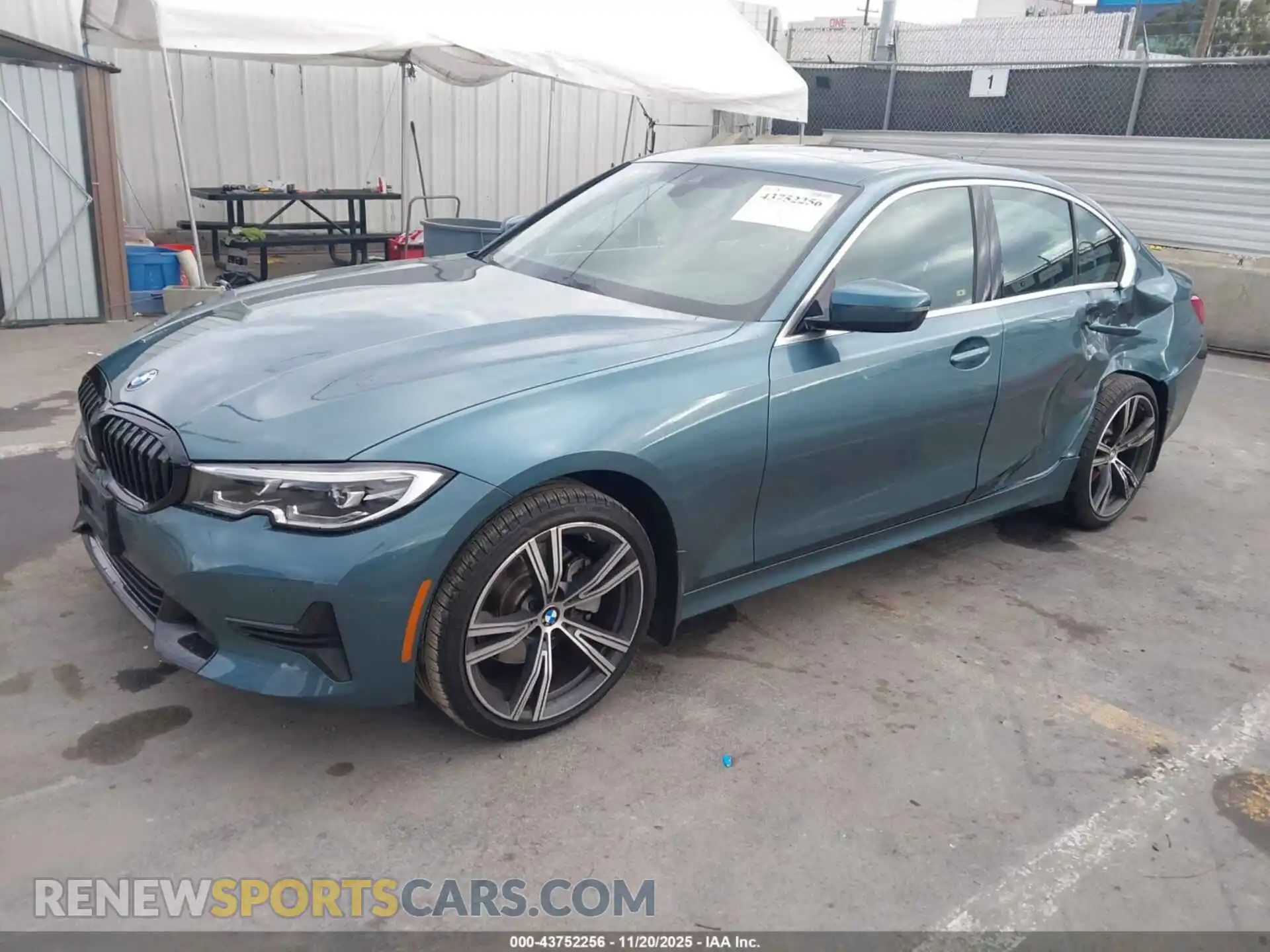 2 Photograph of a damaged car 3MW5R1J06M8B58481 BMW 330I 2021