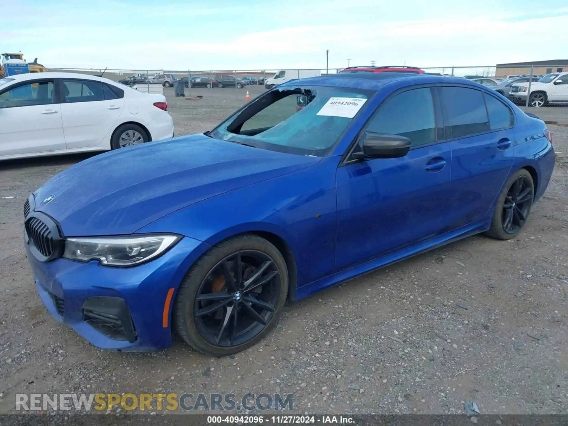 2 Photograph of a damaged car 3MW5R1J06M8B71229 BMW 330I 2021