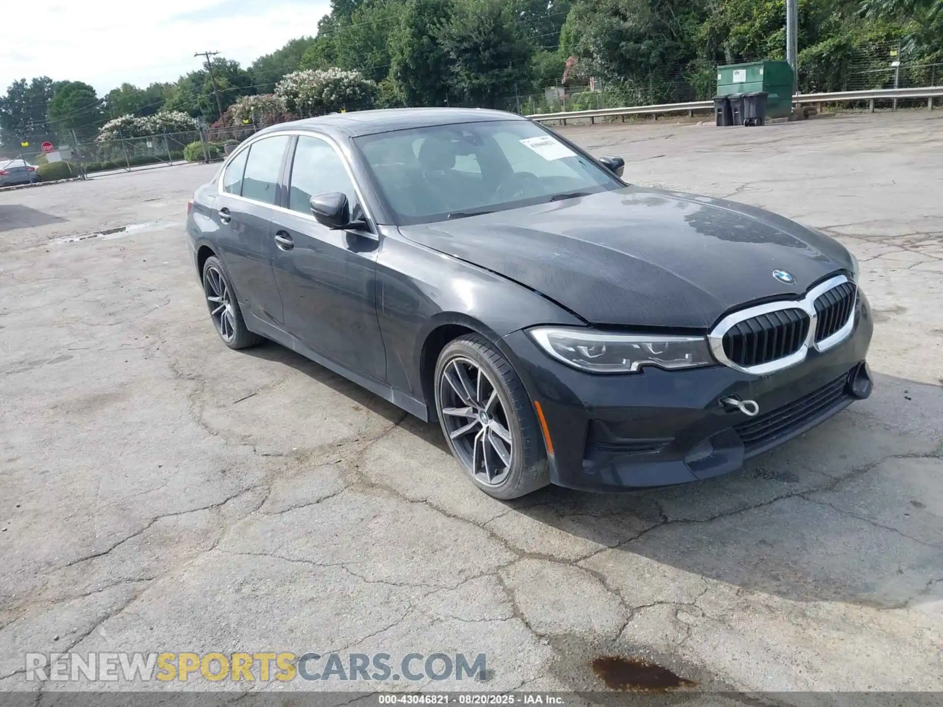 1 Photograph of a damaged car 3MW5R1J06M8C18288 BMW 330I 2021