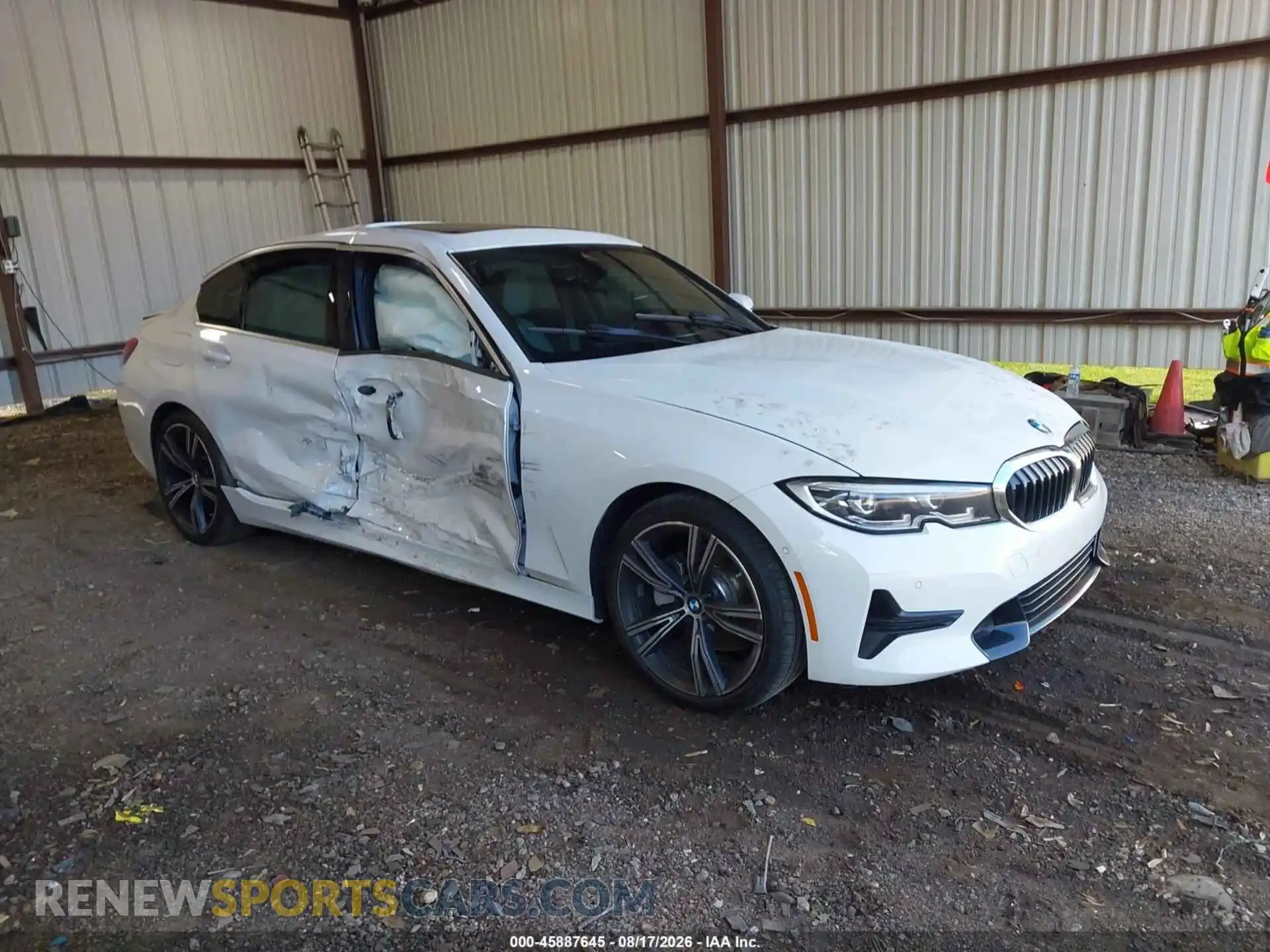 1 fotografías del automóvil dañado 3MW5R1J09M8C12632 BMW 330I 2021