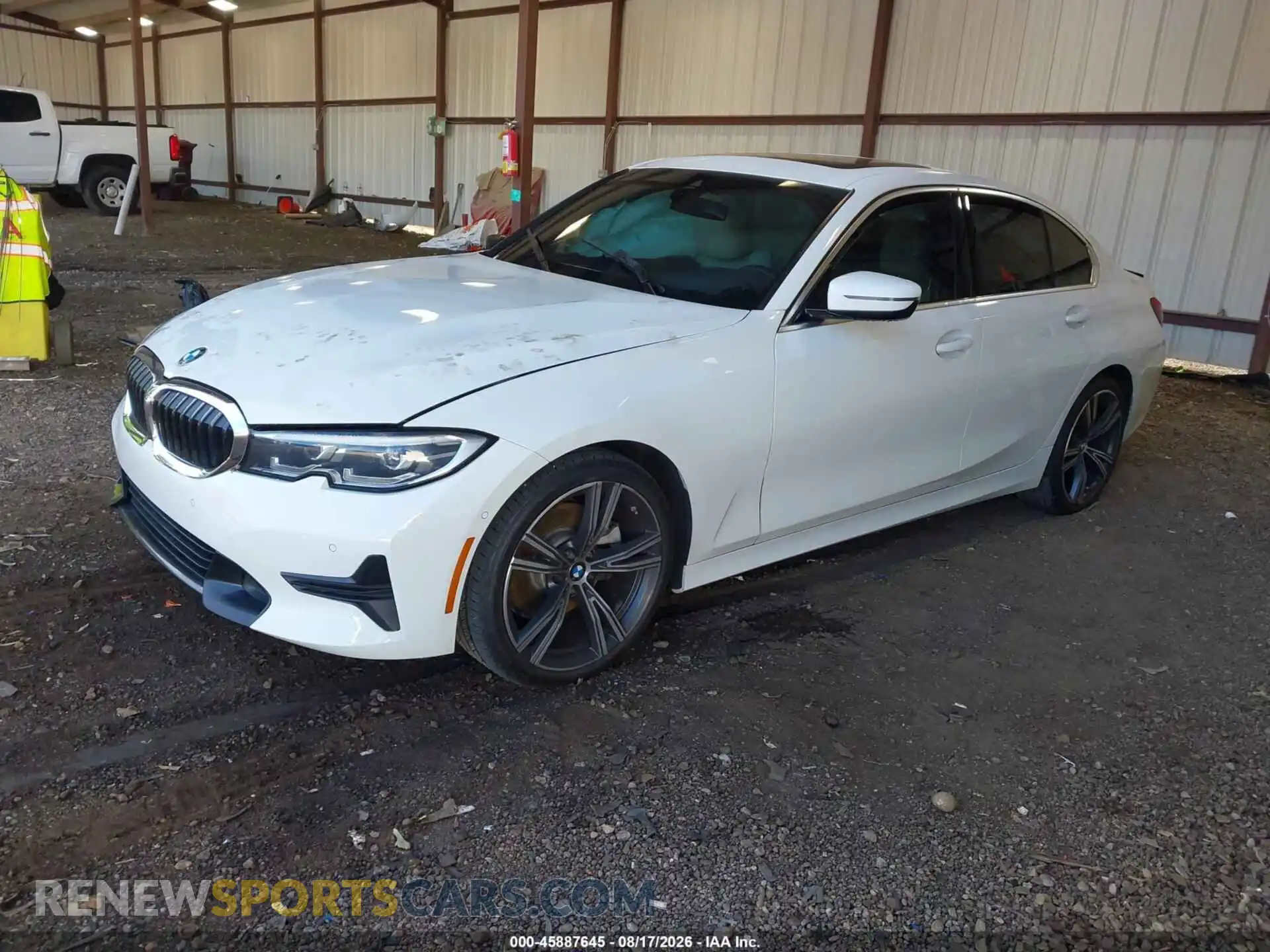 2 fotografías del automóvil dañado 3MW5R1J09M8C12632 BMW 330I 2021