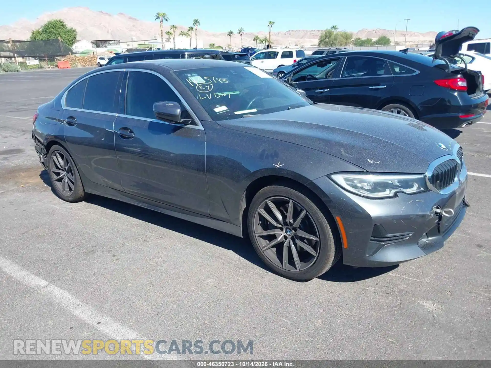 1 Photograph of a damaged car 3MW5R1J0XM8B98966 BMW 330I 2021