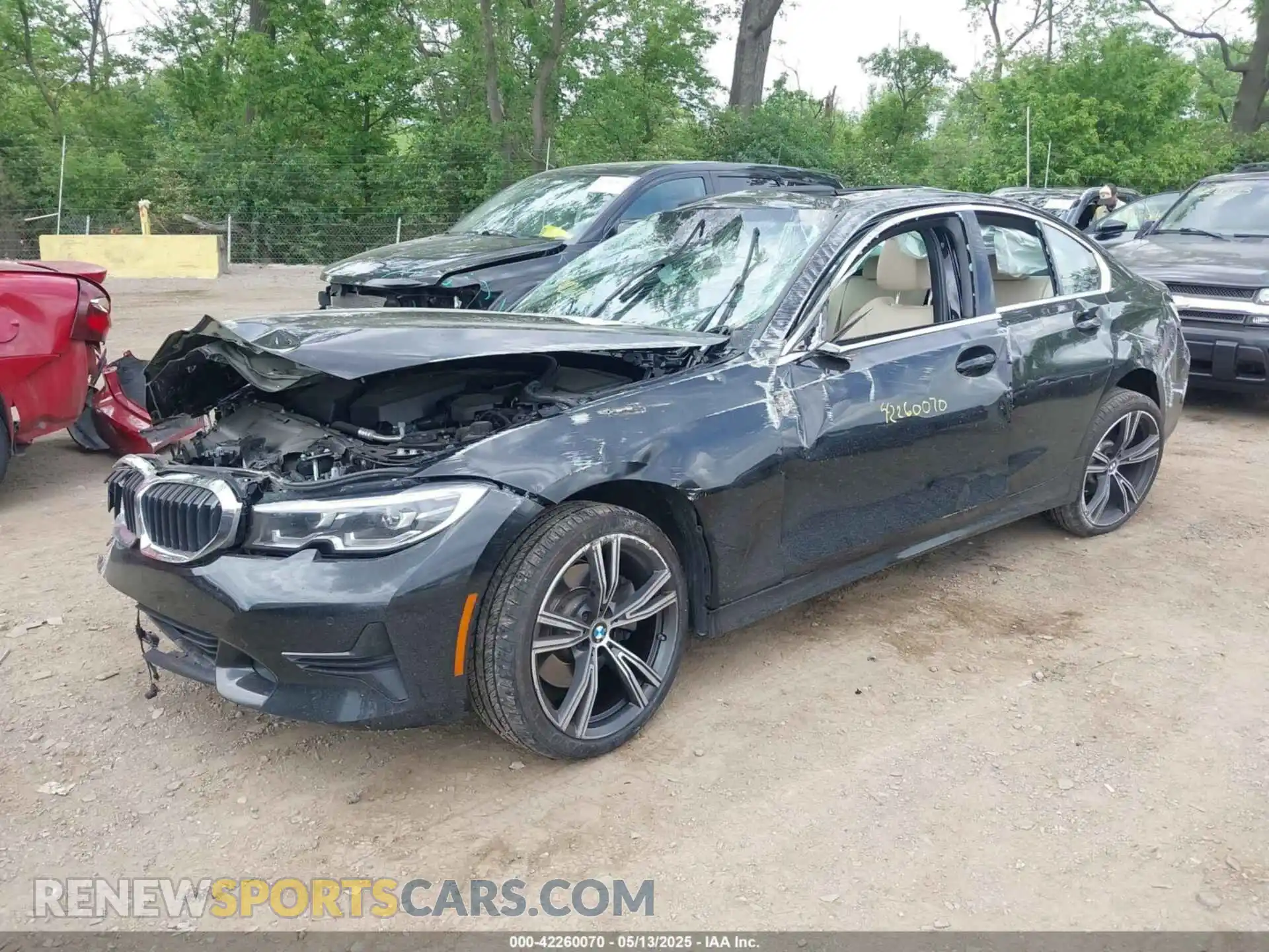 2 Photograph of a damaged car 3MW5R7J00M8B79538 BMW 330I 2021