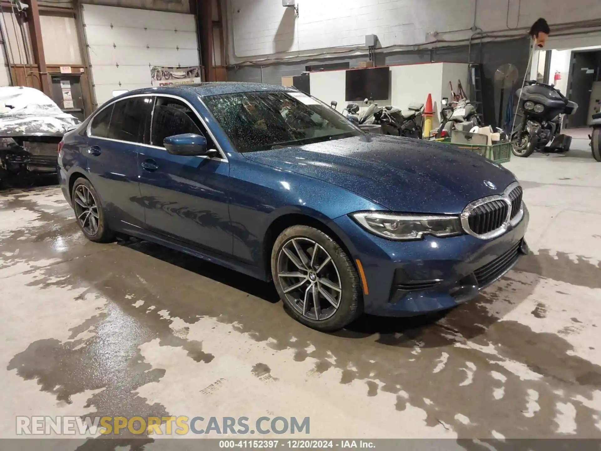 1 Photograph of a damaged car 3MW5R7J02M8B60263 BMW 330I 2021