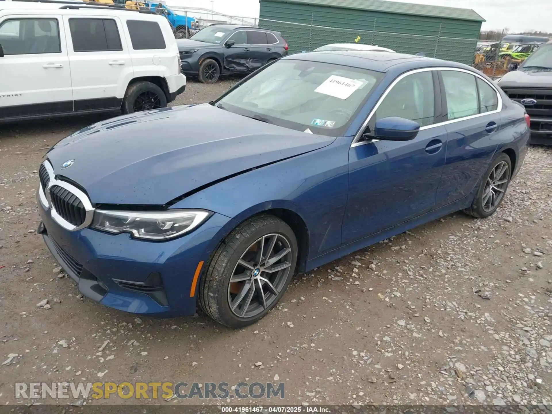 2 Photograph of a damaged car 3MW5R7J02M8C03547 BMW 330I 2021