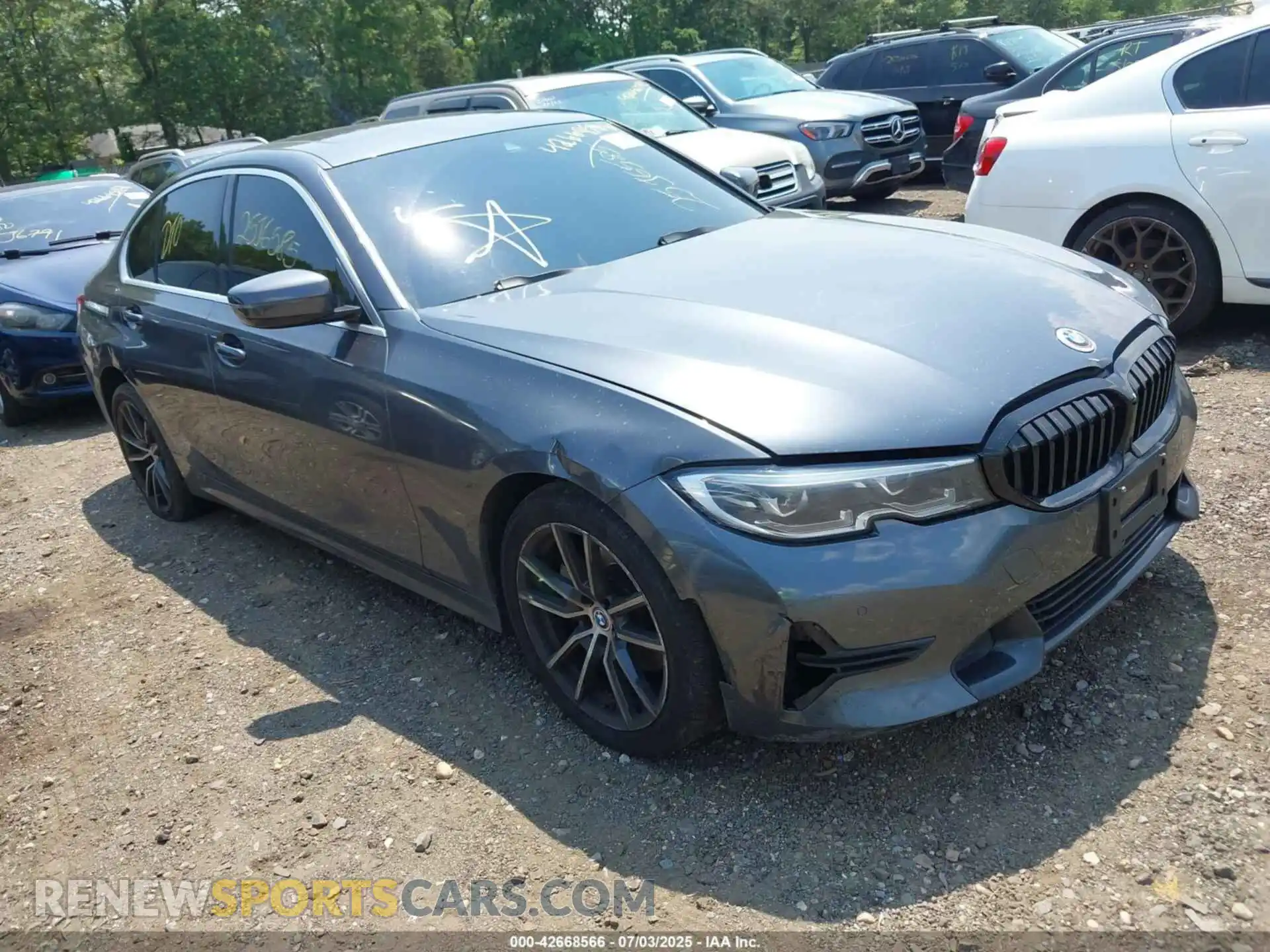 1 Фотография поврежденного автомобиля 3MW5R7J02M8C08313 BMW 330I 2021