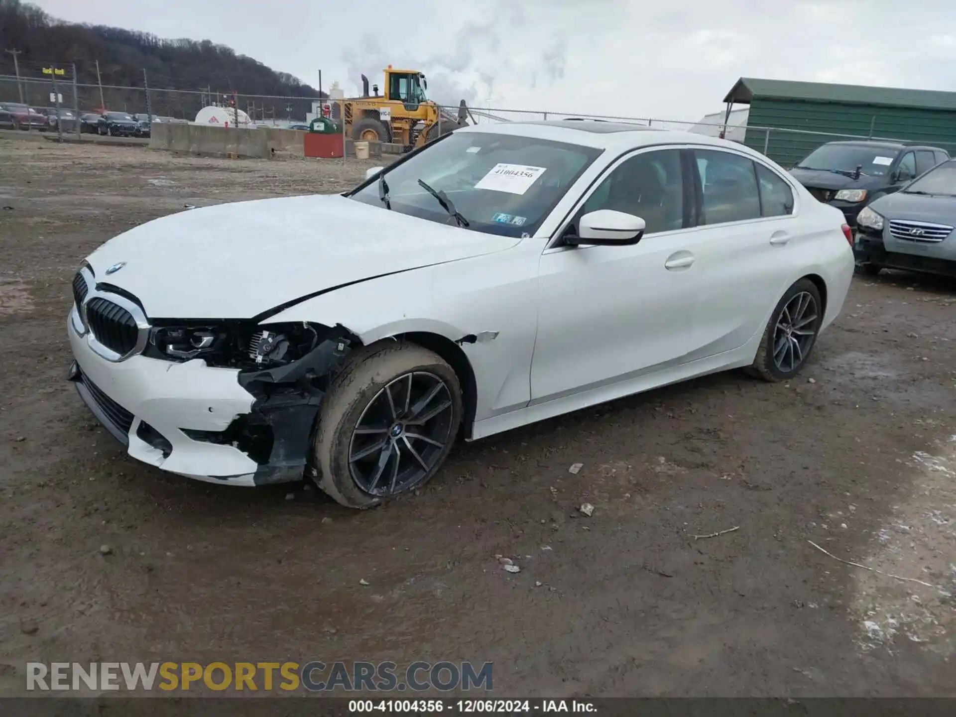 2 Photograph of a damaged car 3MW5R7J02M8C13351 BMW 330I 2021