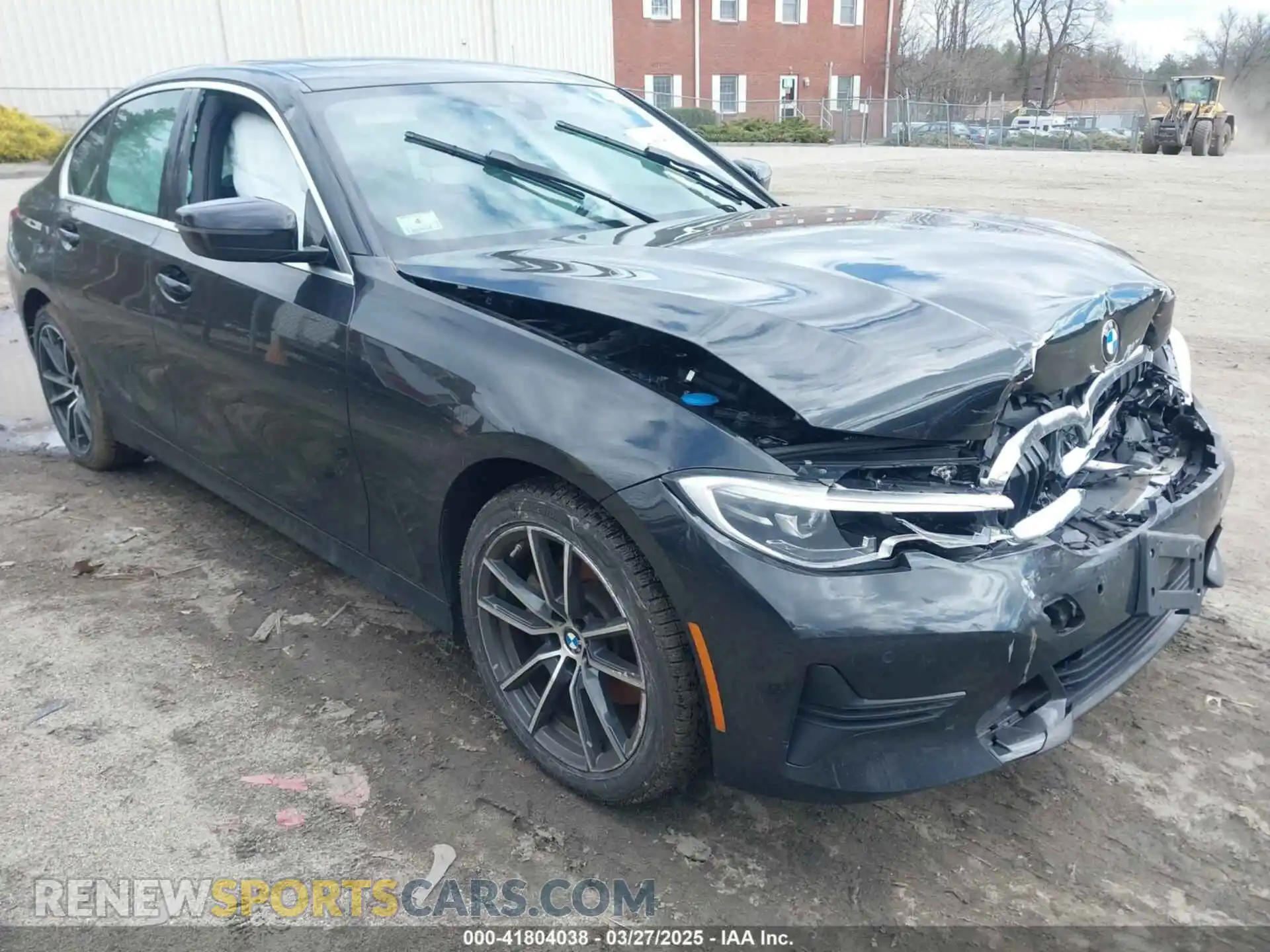 1 Photograph of a damaged car 3MW5R7J03M8C09356 BMW 330I 2021