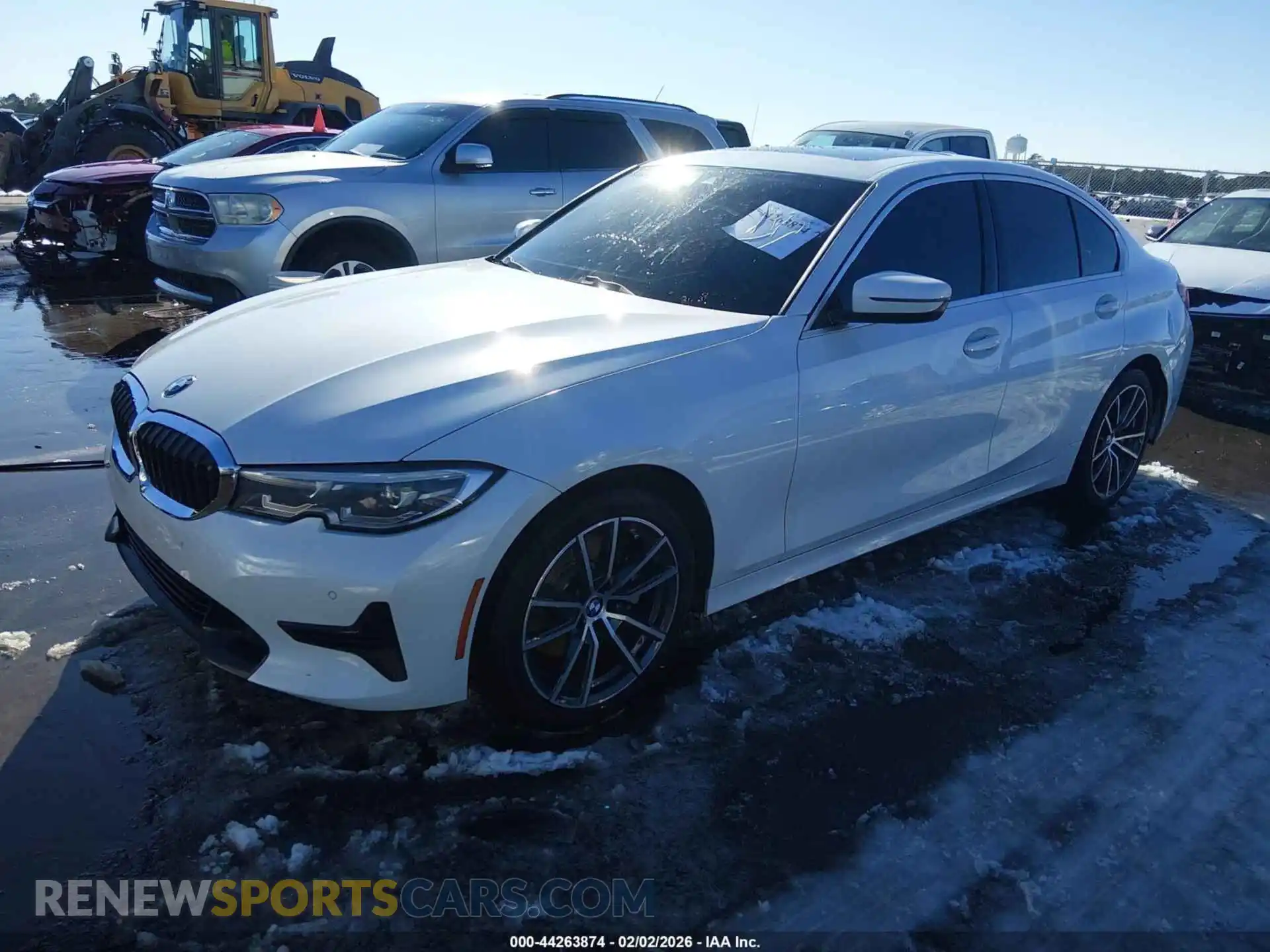 2 Photograph of a damaged car 3MW5R7J03M8C18302 BMW 330I 2021