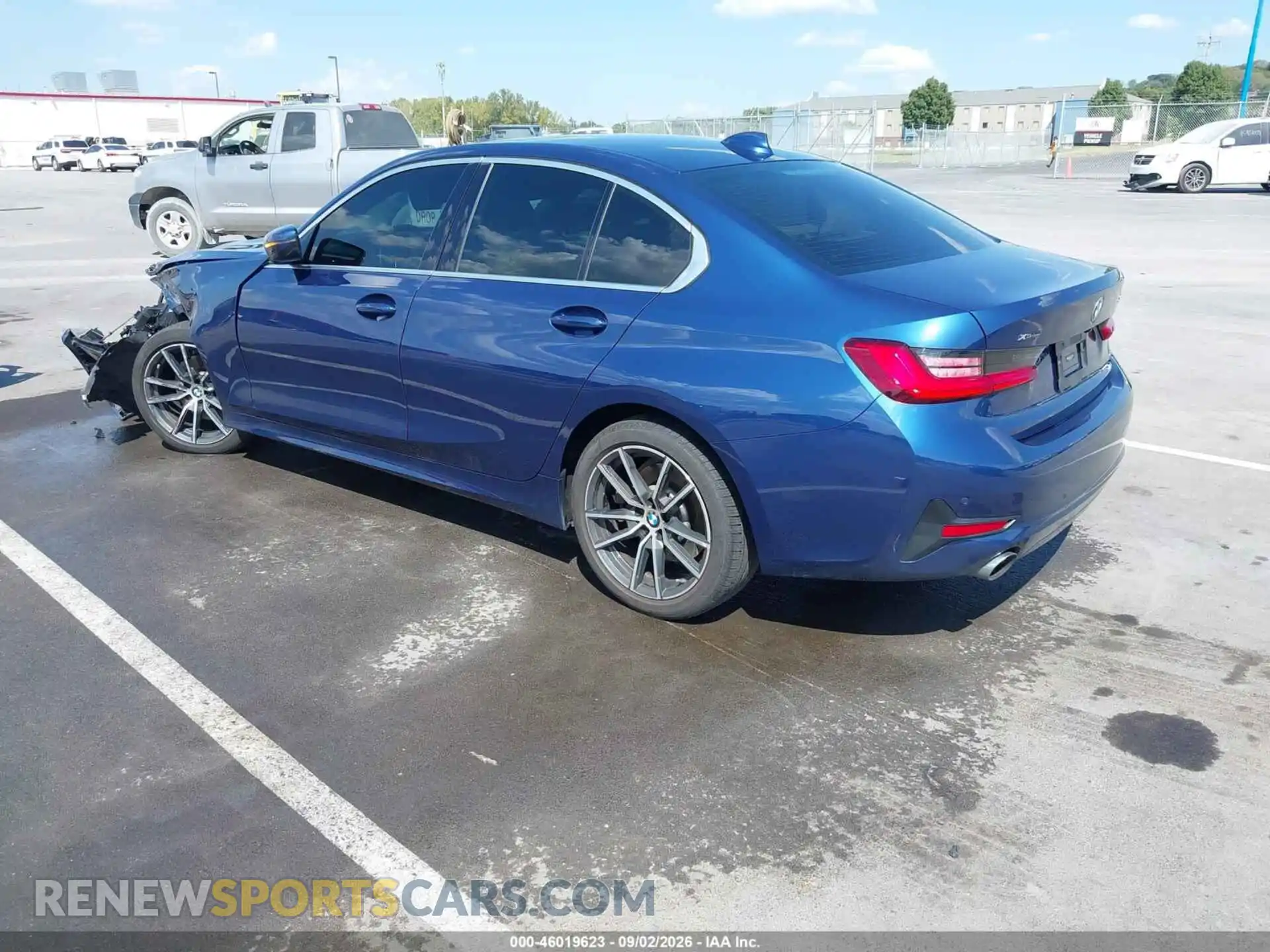 3 Фотография поврежденного автомобиля 3MW5R7J04M8B92499 BMW 330I 2021