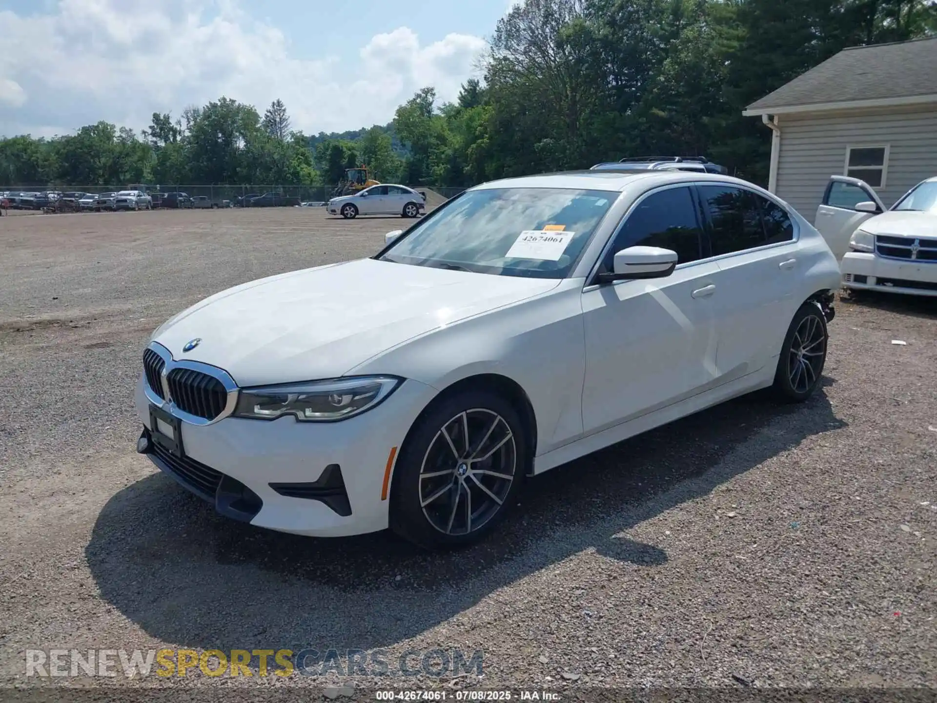 2 Photograph of a damaged car 3MW5R7J04M8C04604 BMW 330I 2021