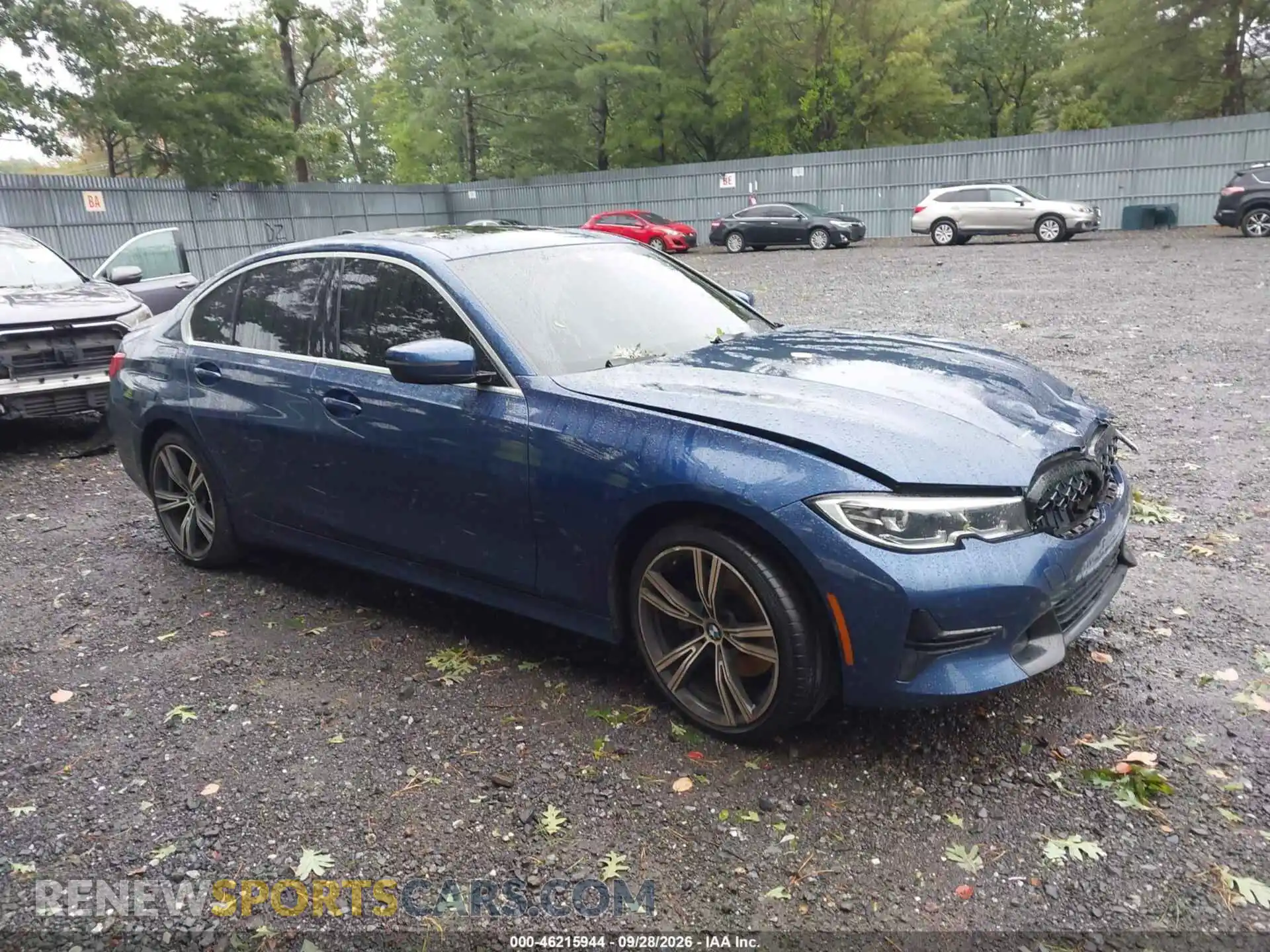 1 Photograph of a damaged car 3MW5R7J06M8B55342 BMW 330I 2021