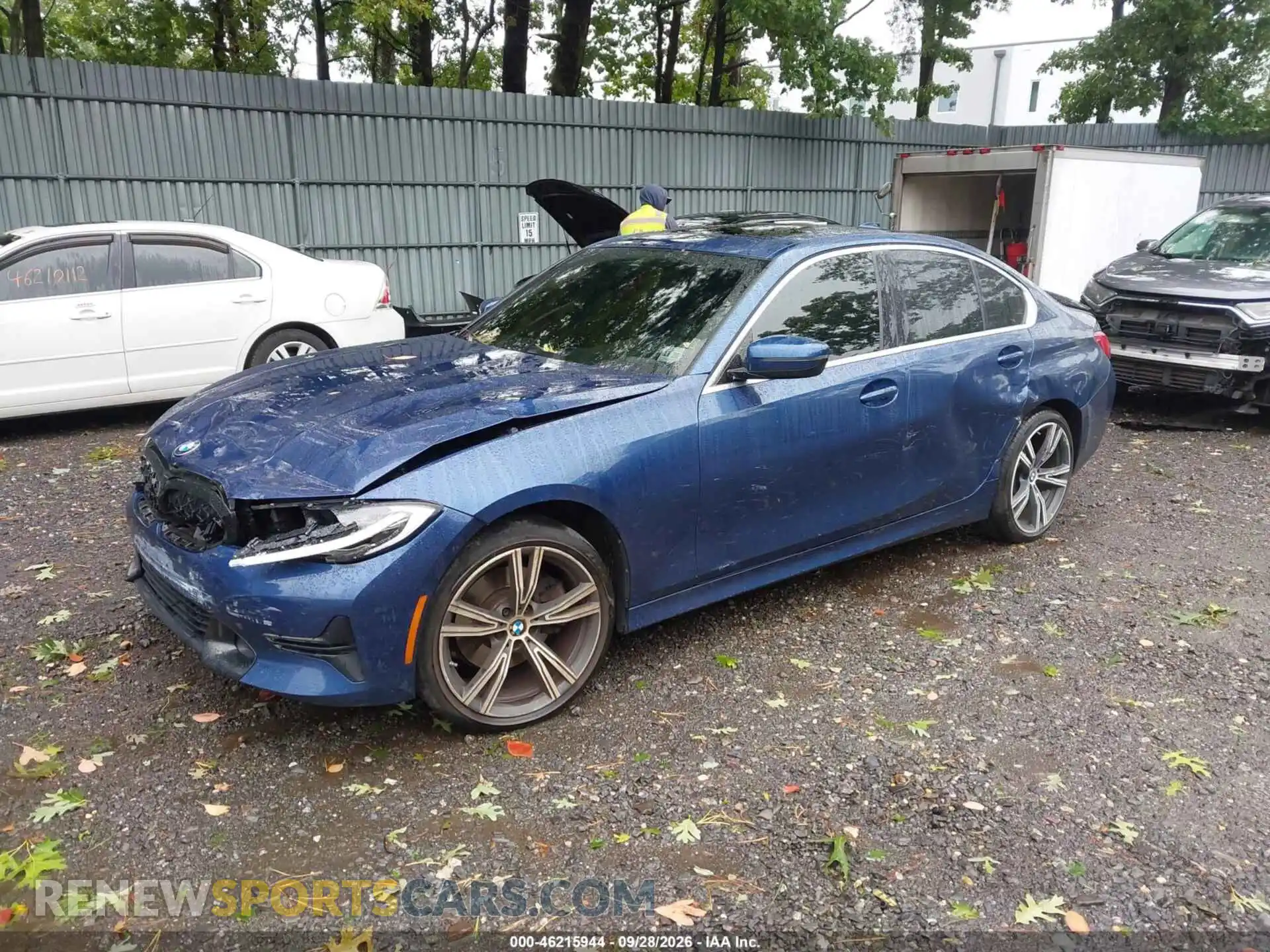 2 Photograph of a damaged car 3MW5R7J06M8B55342 BMW 330I 2021
