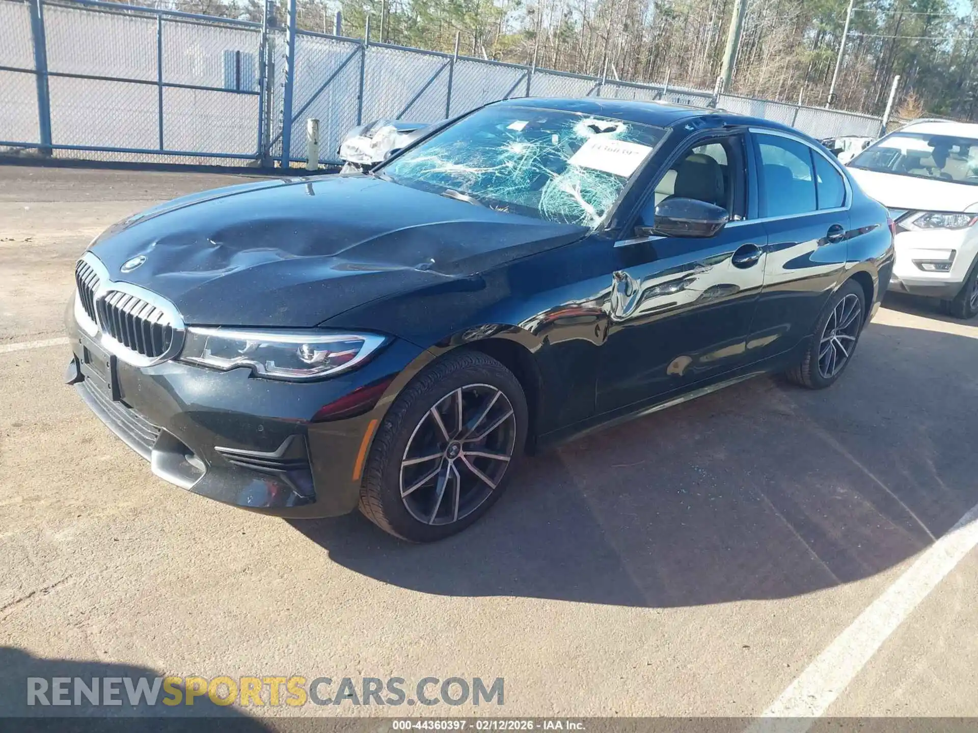 2 Photograph of a damaged car 3MW5R7J06M8B71752 BMW 330I 2021