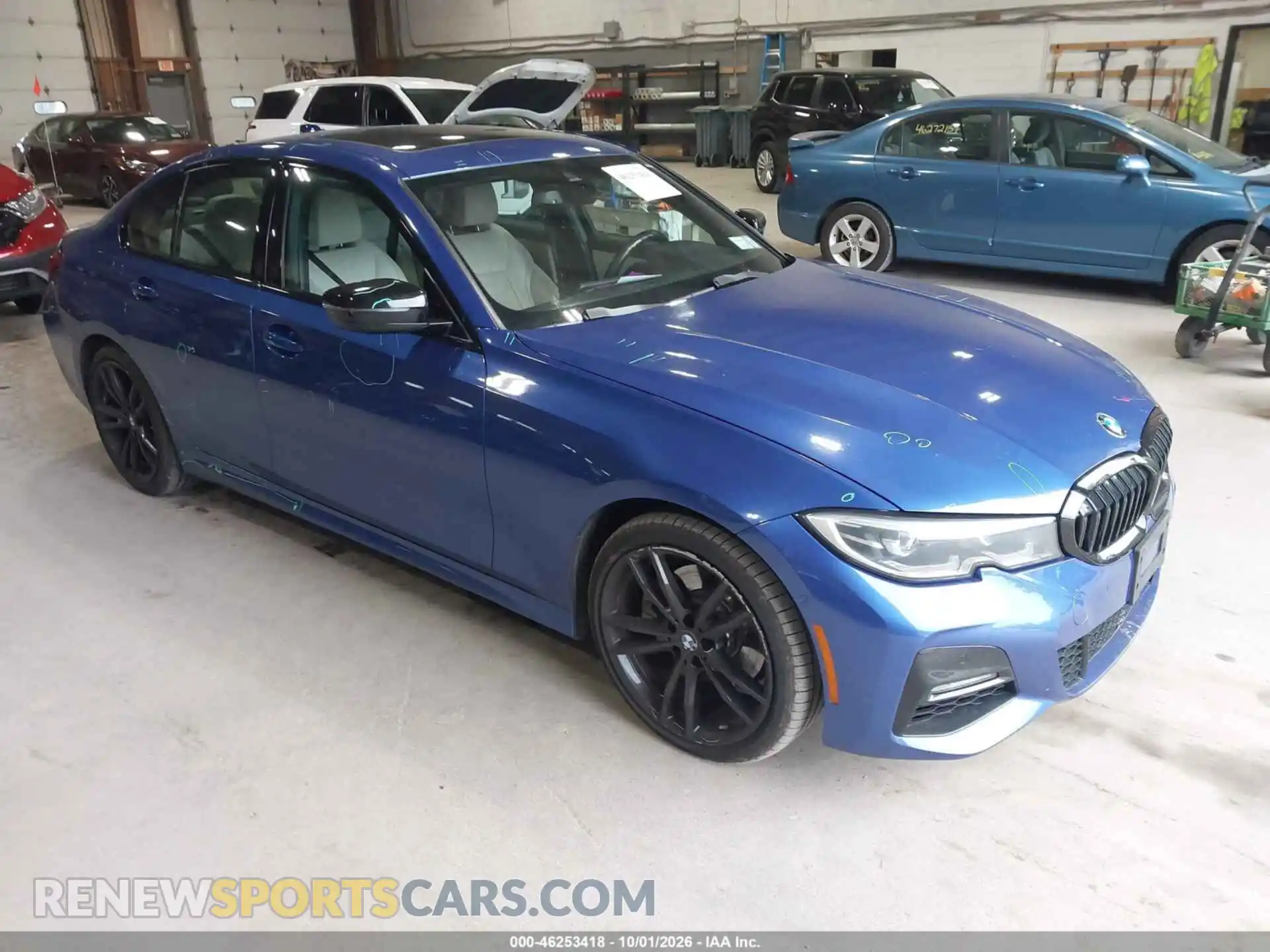 1 Фотография поврежденного автомобиля 3MW5R7J06M8C14762 BMW 330I 2021