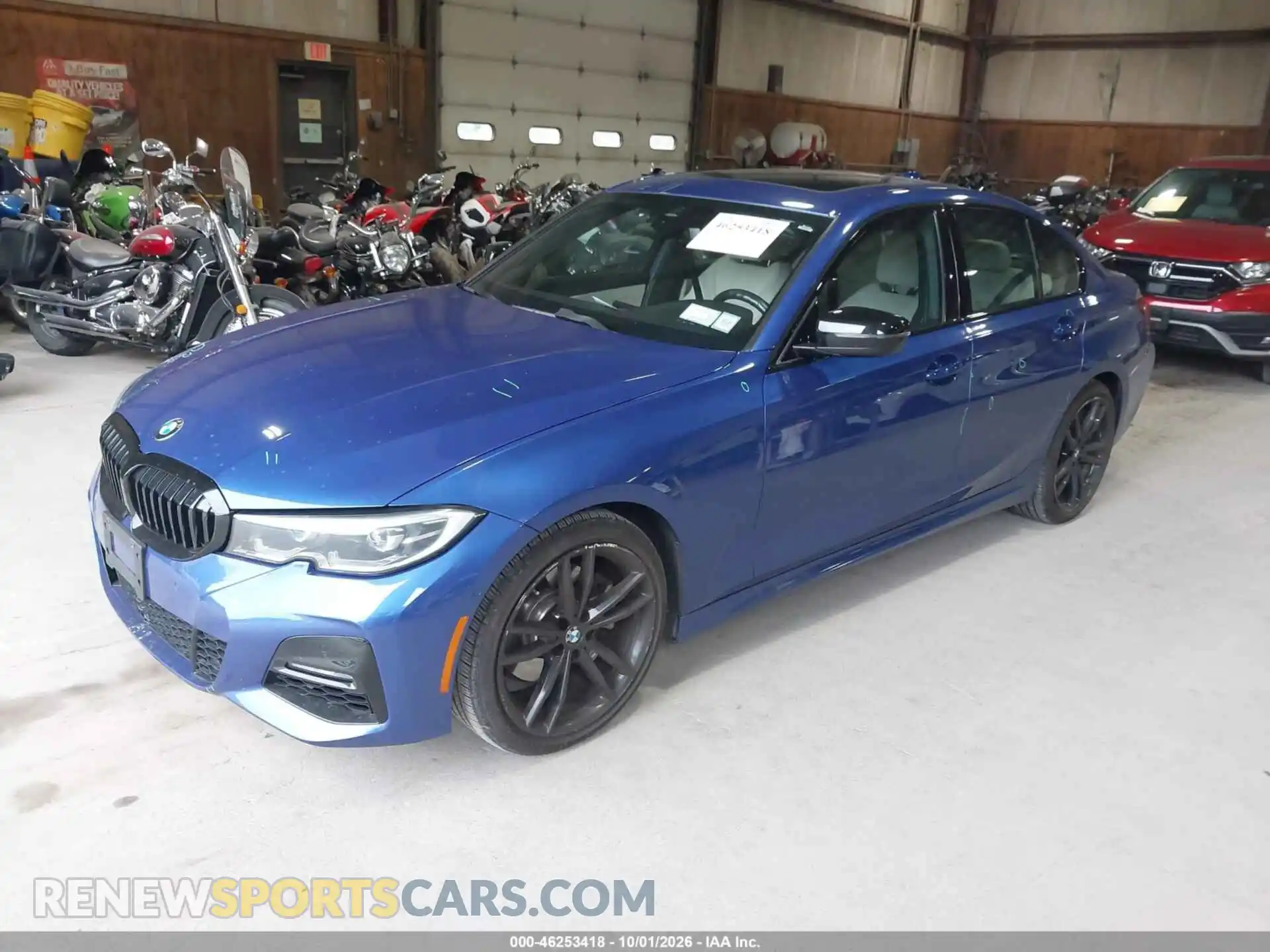 2 Фотография поврежденного автомобиля 3MW5R7J06M8C14762 BMW 330I 2021