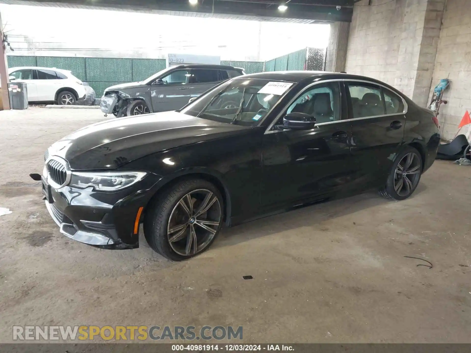 2 Photograph of a damaged car 3MW5R7J07M8B99222 BMW 330I 2021