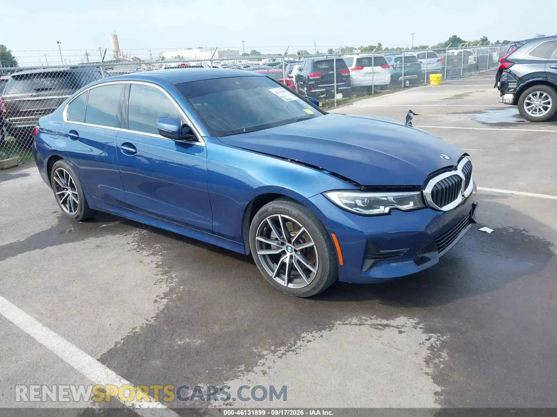 1 Photograph of a damaged car 3MW5R7J07M8C08338 BMW 330I 2021