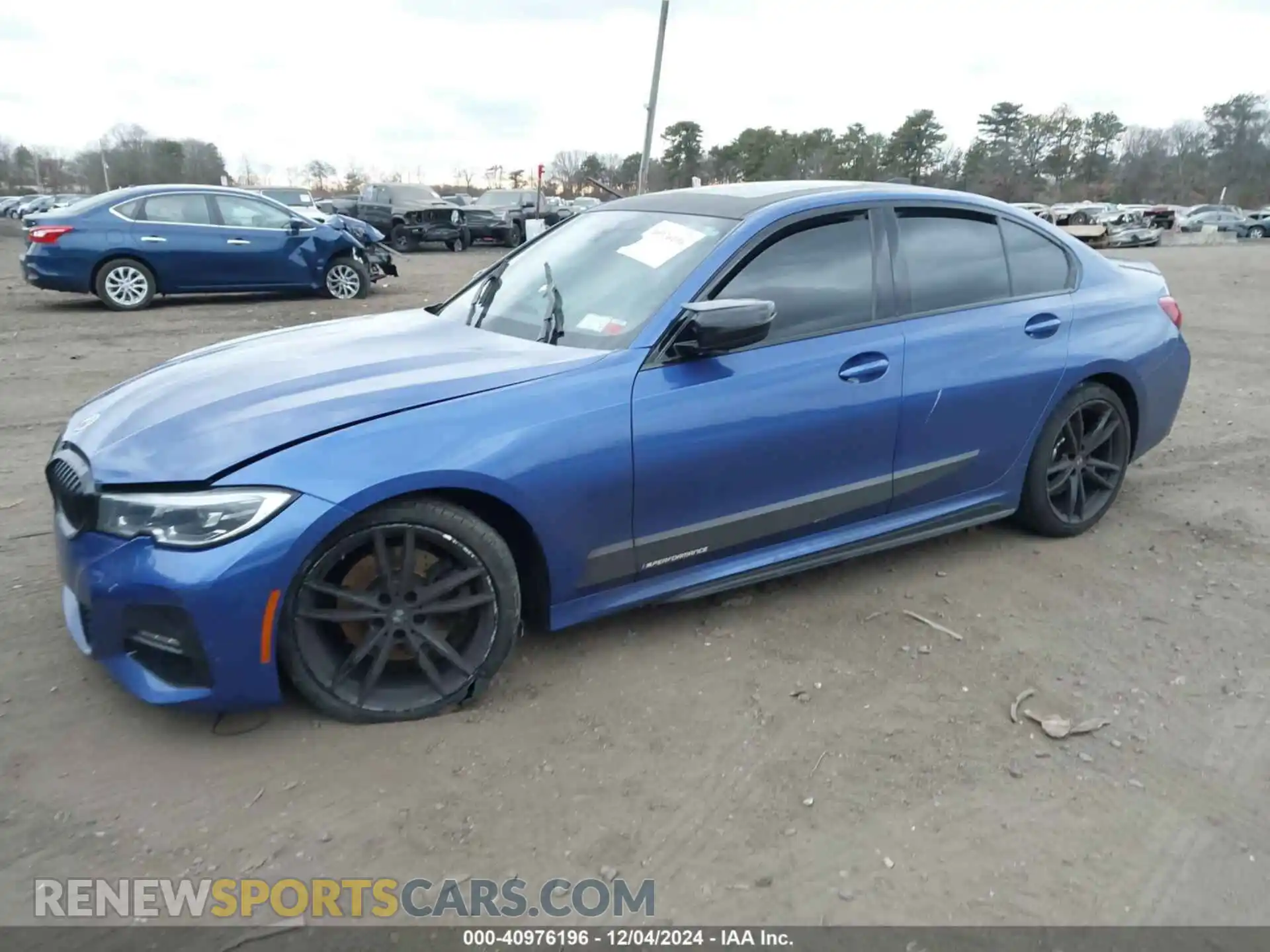 2 Photograph of a damaged car 3MW5R7J08M8C14892 BMW 330I 2021