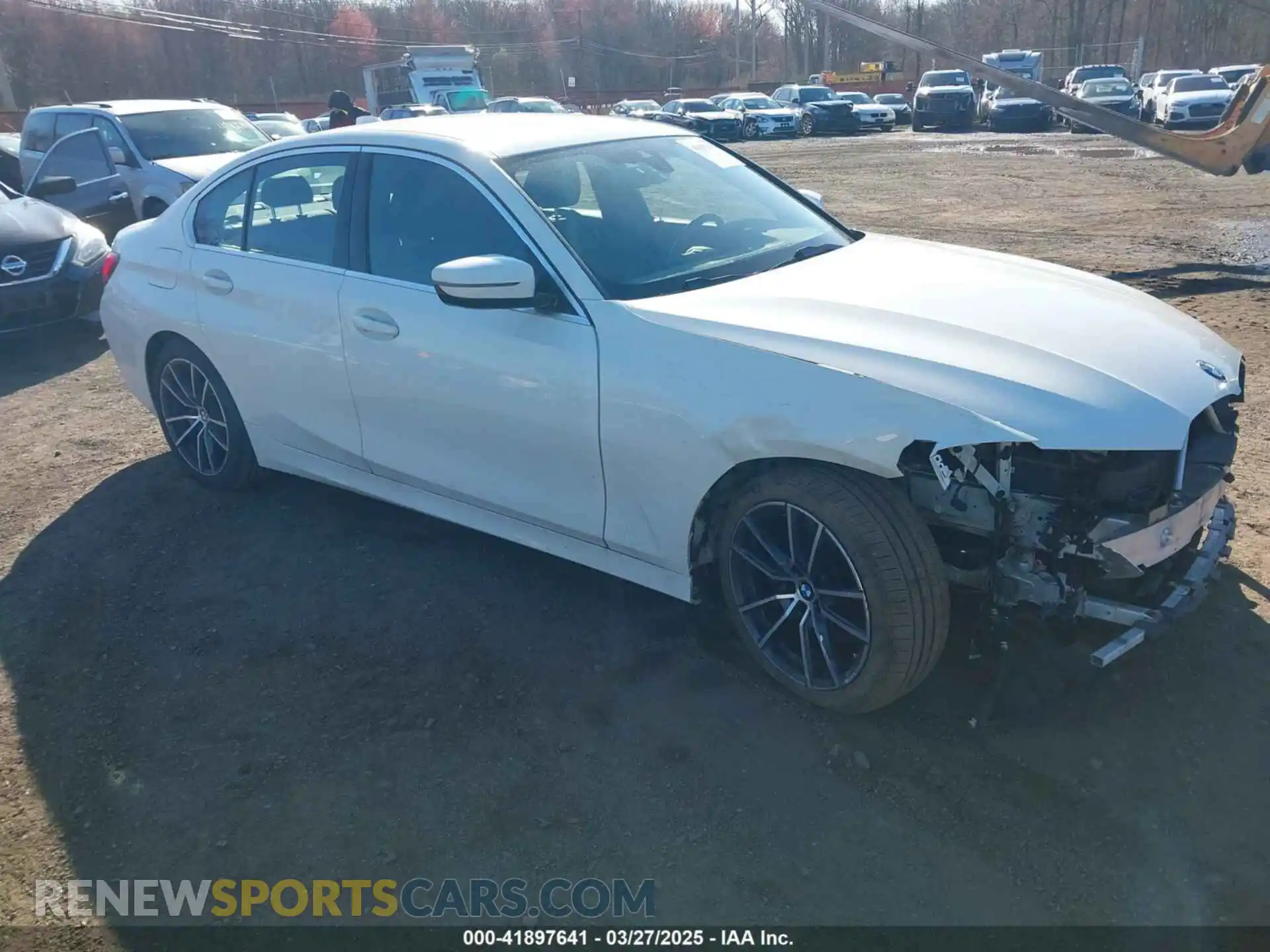1 Photograph of a damaged car 3MW5R7J09M8B47753 BMW 330I 2021