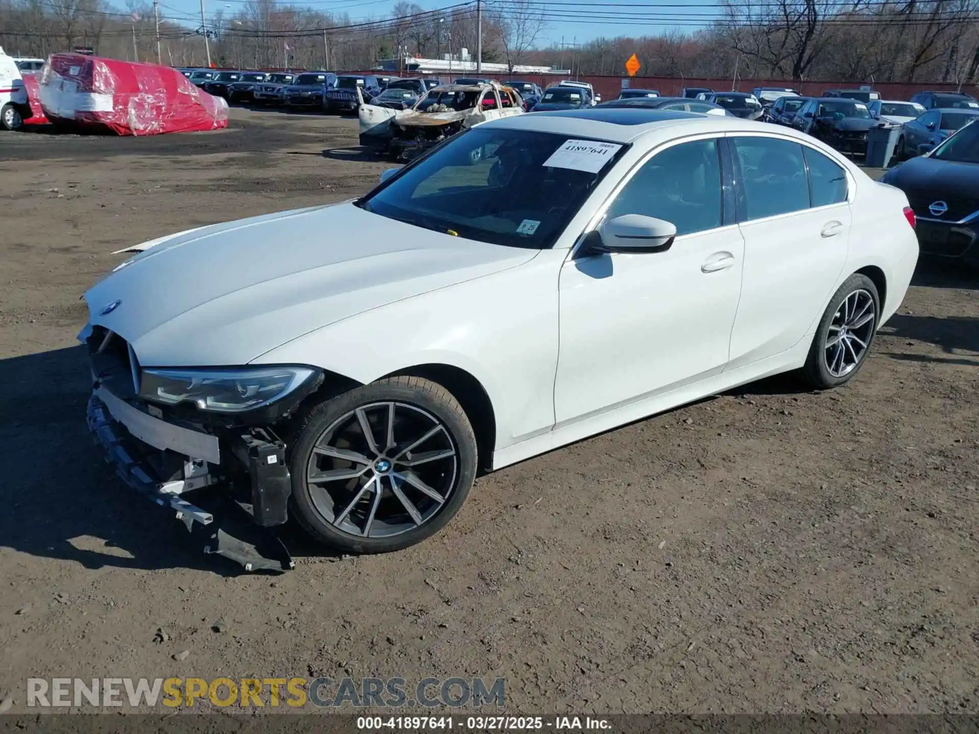 2 Photograph of a damaged car 3MW5R7J09M8B47753 BMW 330I 2021