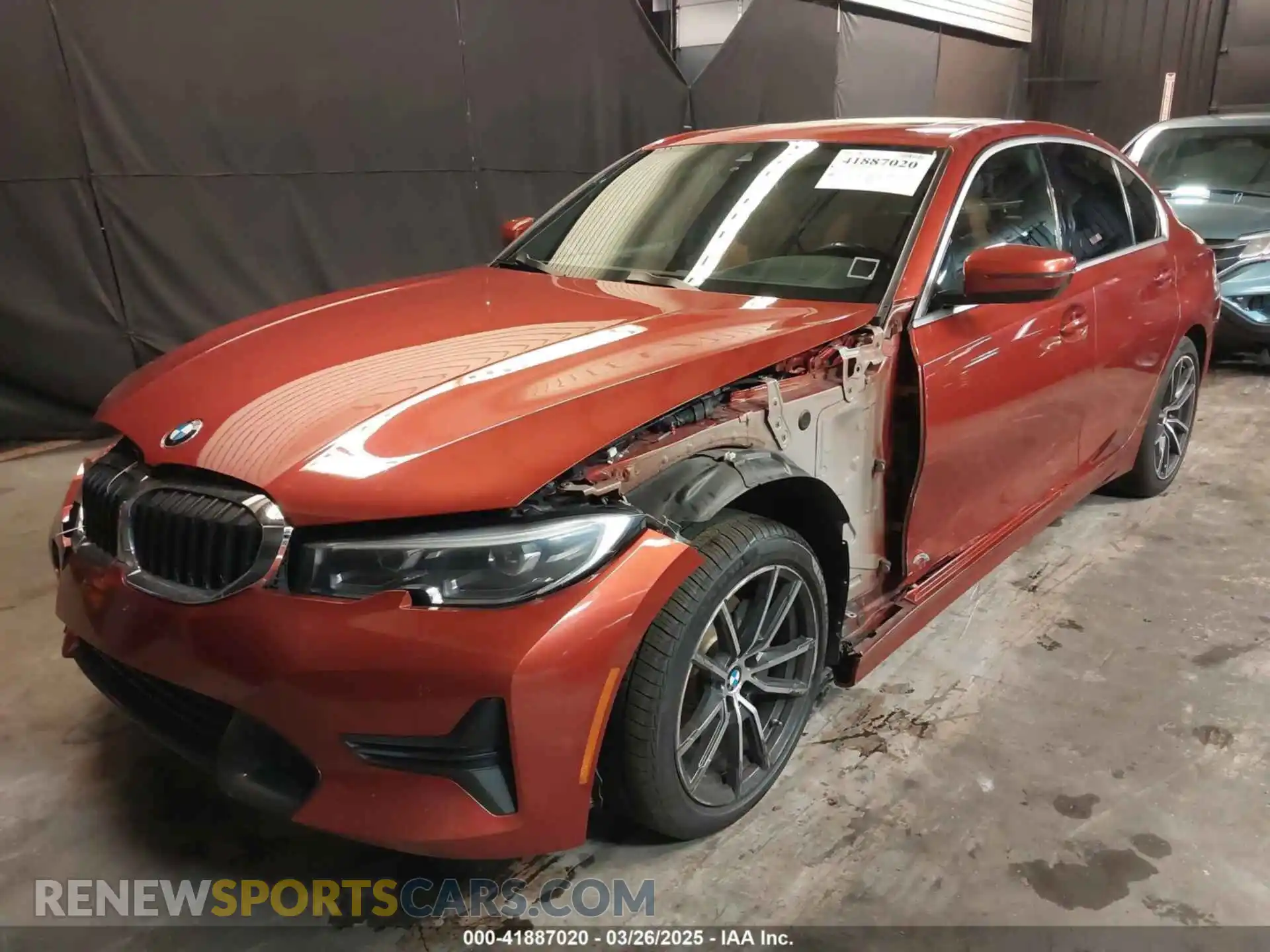 2 Photograph of a damaged car 3MW5R7J09M8B71180 BMW 330I 2021