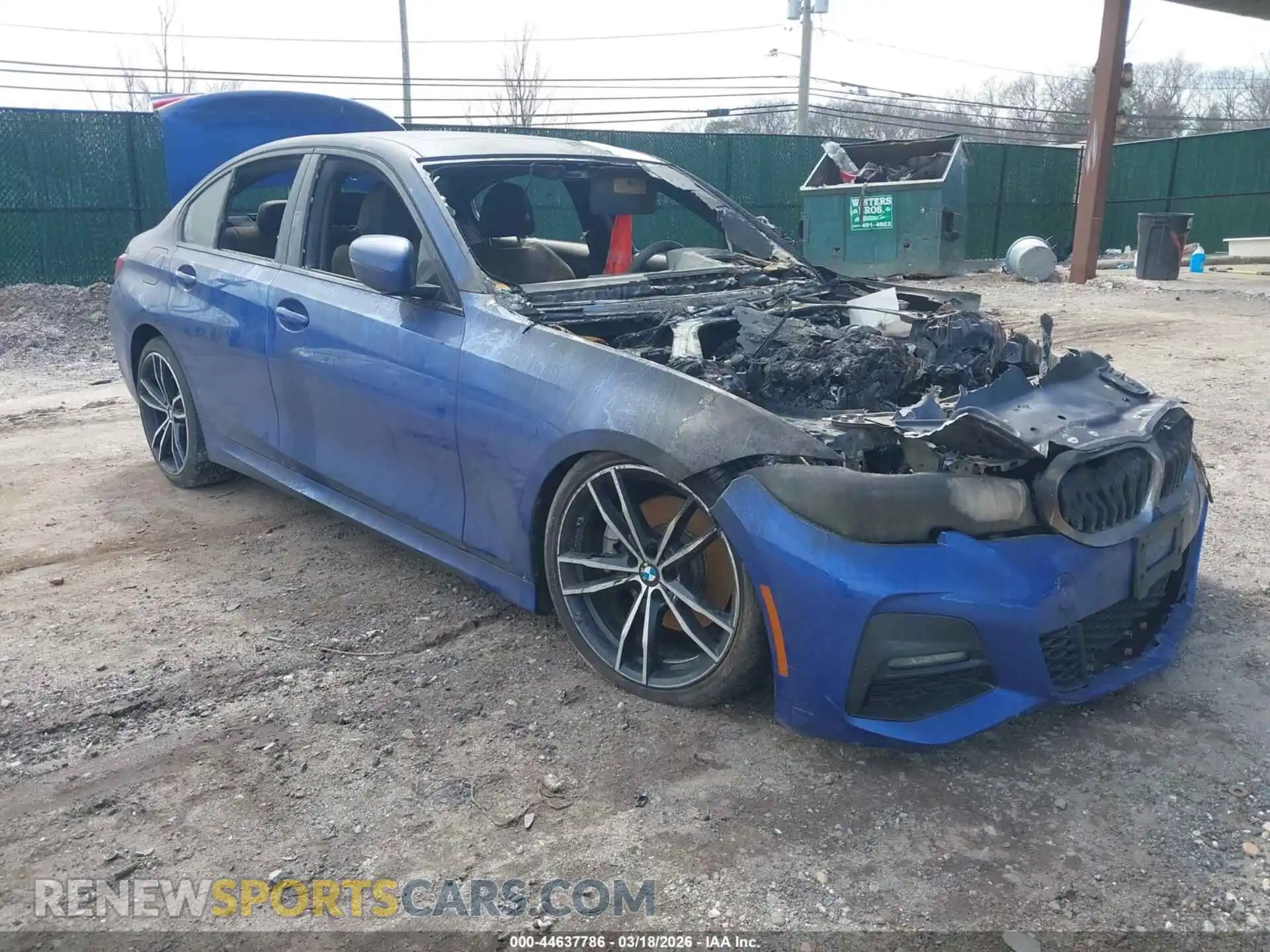 1 Фотография поврежденного автомобиля 3MW5R7J0XM8B50872 BMW 330I 2021