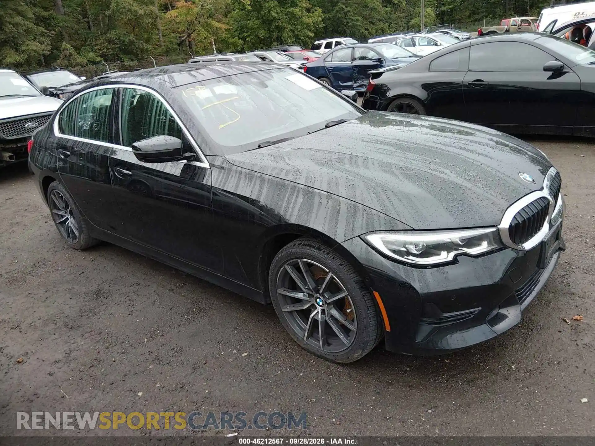 1 Photograph of a damaged car 3MW5R7J0XM8B56736 BMW 330I 2021