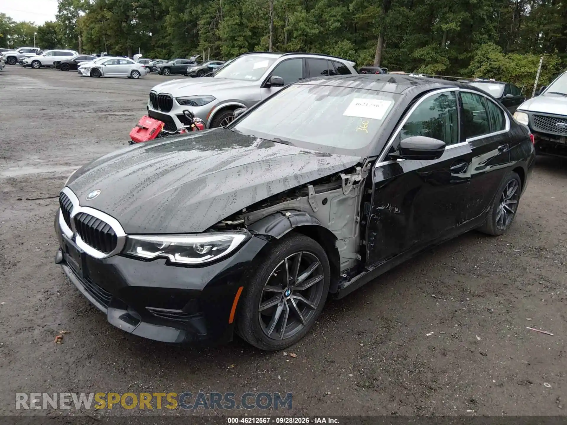 2 Photograph of a damaged car 3MW5R7J0XM8B56736 BMW 330I 2021