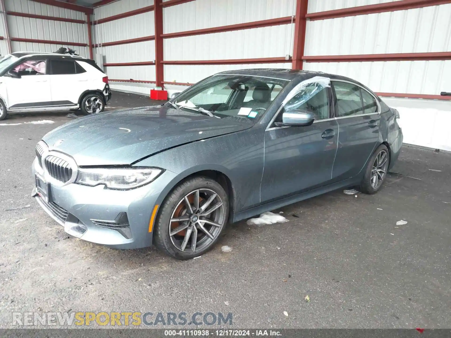 2 Photograph of a damaged car 3MW5R7J0XM8B58745 BMW 330I 2021
