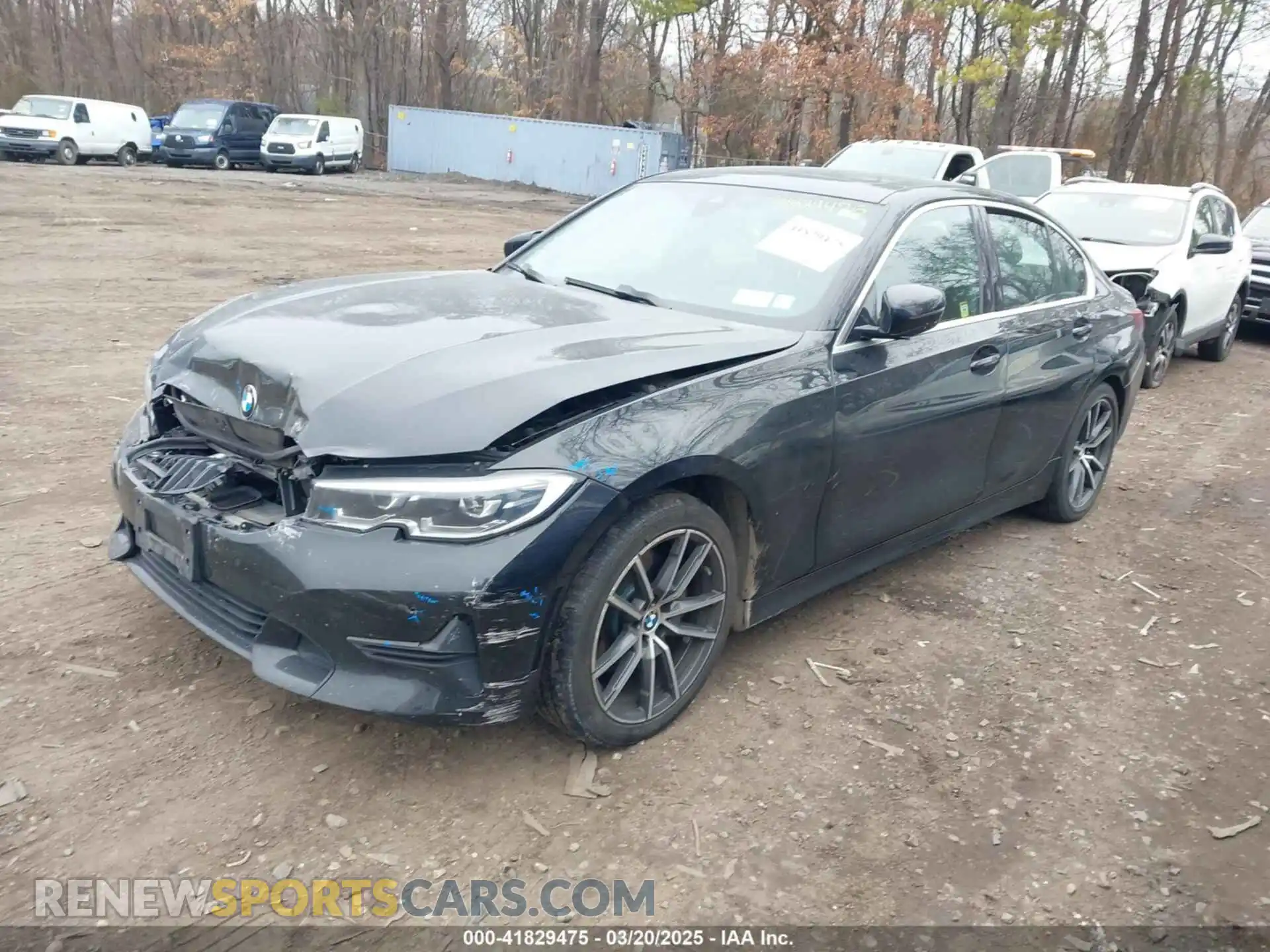 2 Photograph of a damaged car 3MW5R7J0XM8B71673 BMW 330I 2021
