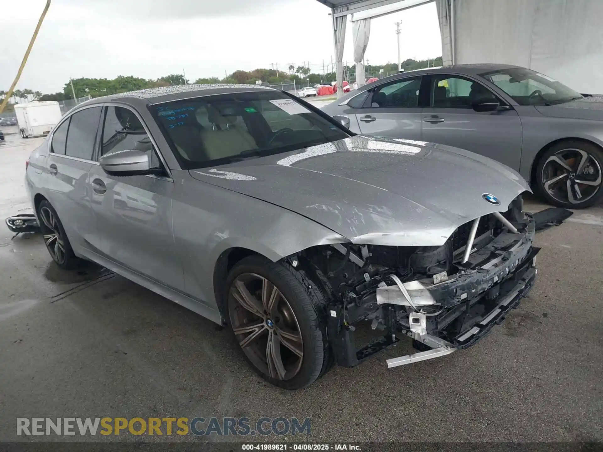 1 Photograph of a damaged car WBA5R1C0XMFL39992 BMW 330I 2021