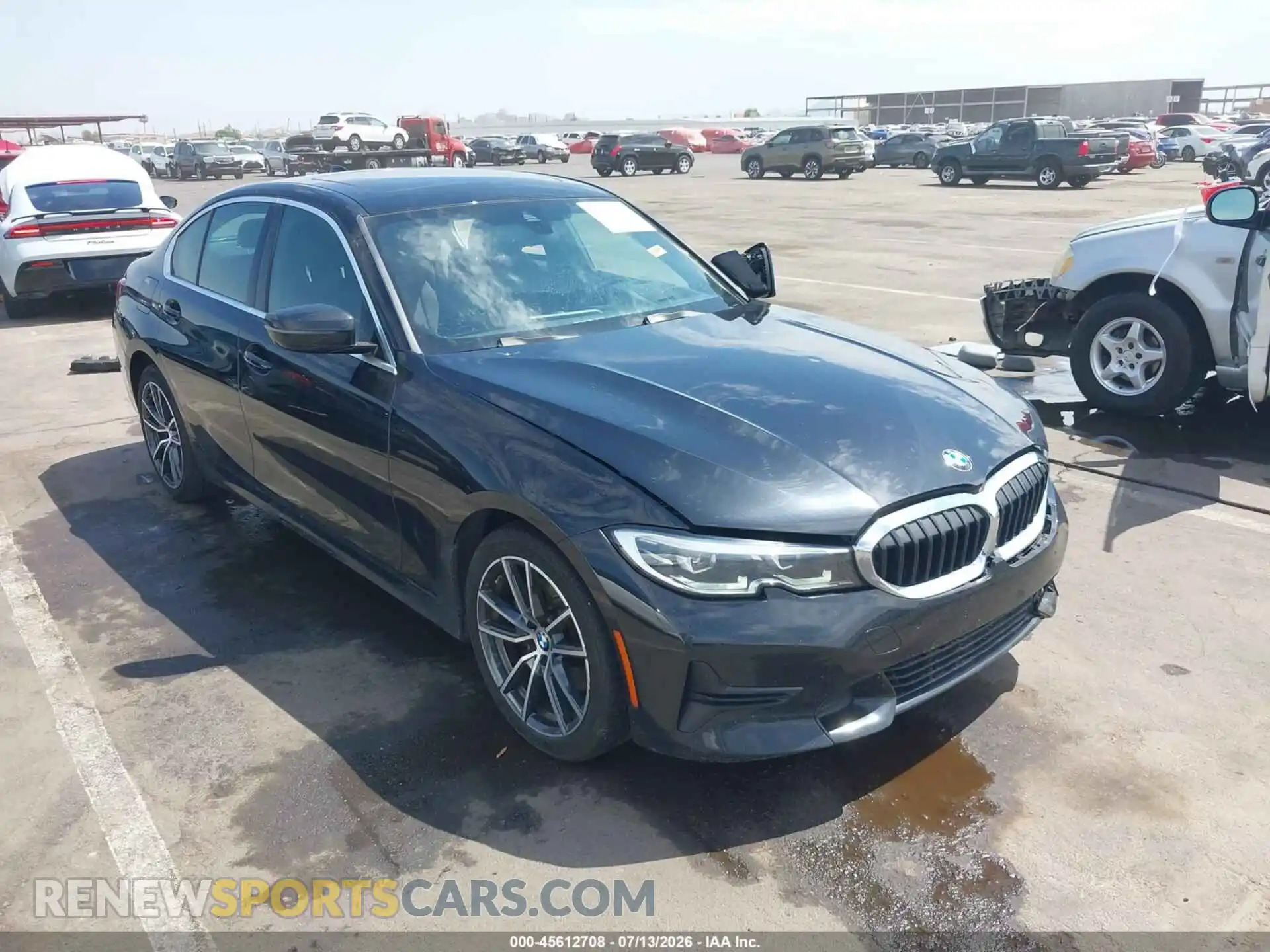 1 Photograph of a damaged car 3MW5R1J01N8C33427 BMW 330I 2022
