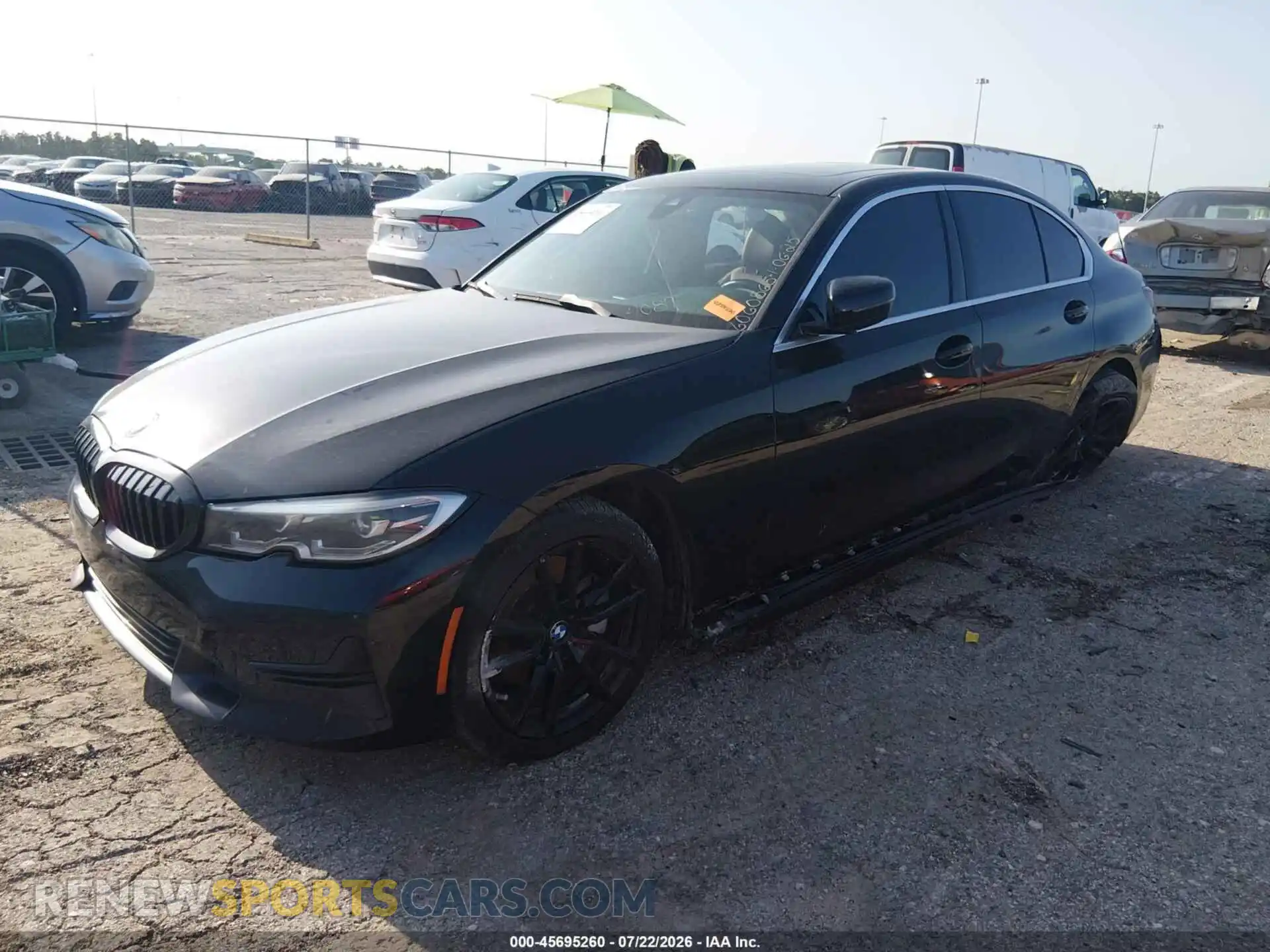 2 Photograph of a damaged car 3MW5R1J03N8C74089 BMW 330I 2022