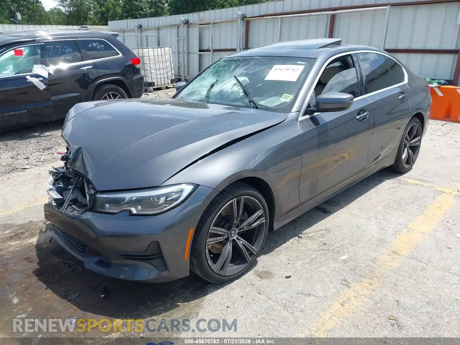2 Photograph of a damaged car 3MW5R1J04N8C25029 BMW 330I 2022