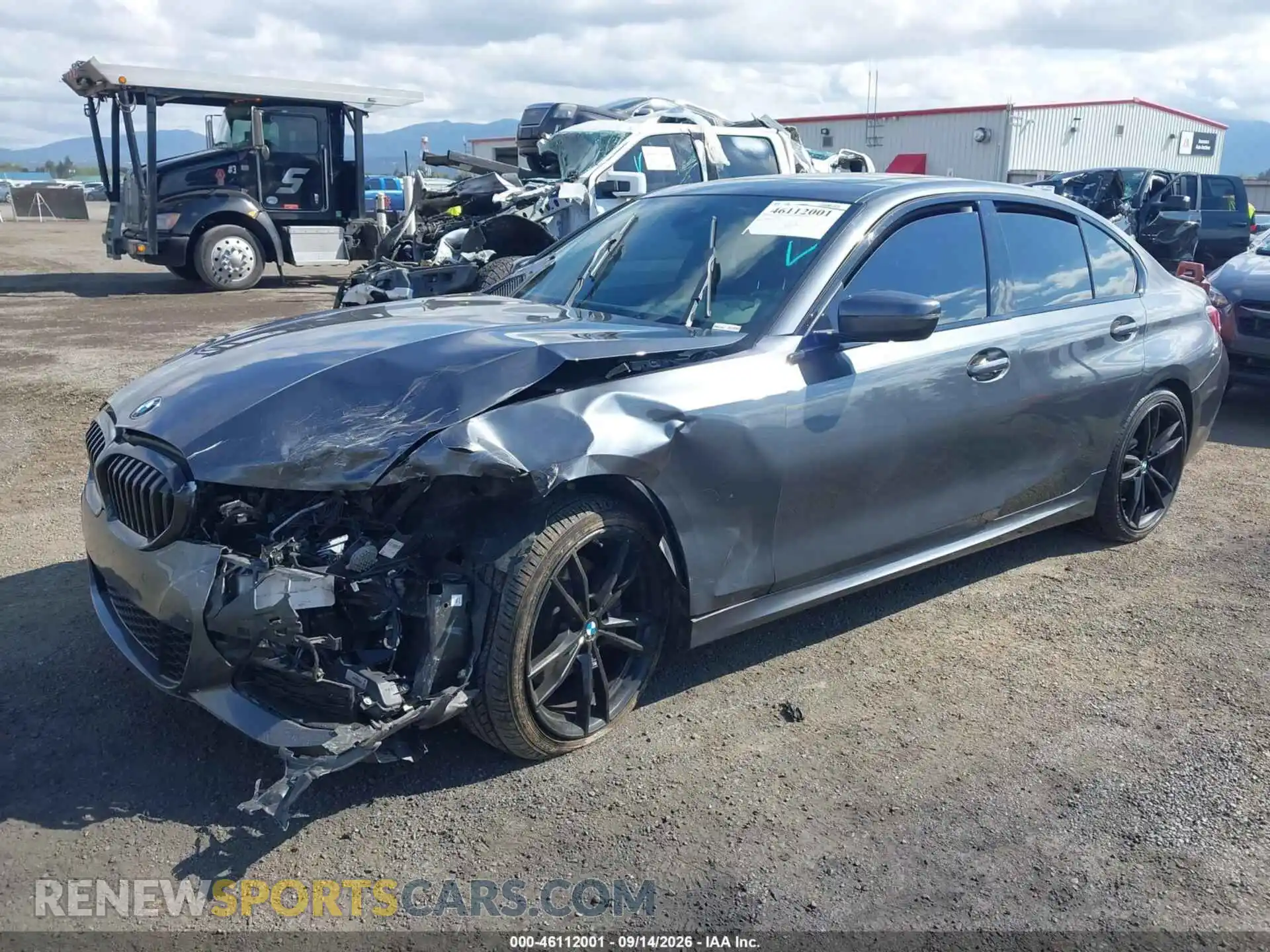 2 Photograph of a damaged car WBA5R7C00NFM79490 BMW 330I 2022