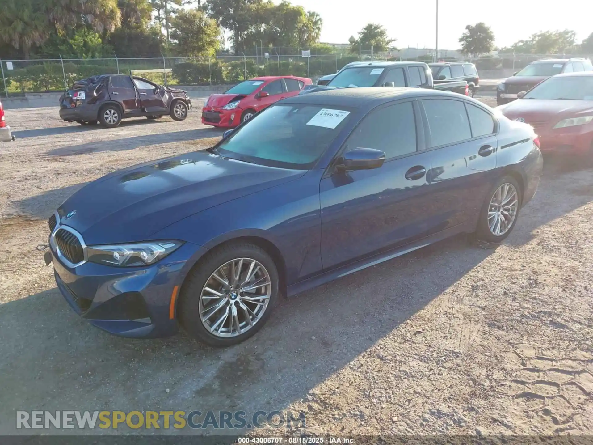 2 Photograph of a damaged car 3MW69FF01P8D11525 BMW 330I 2023