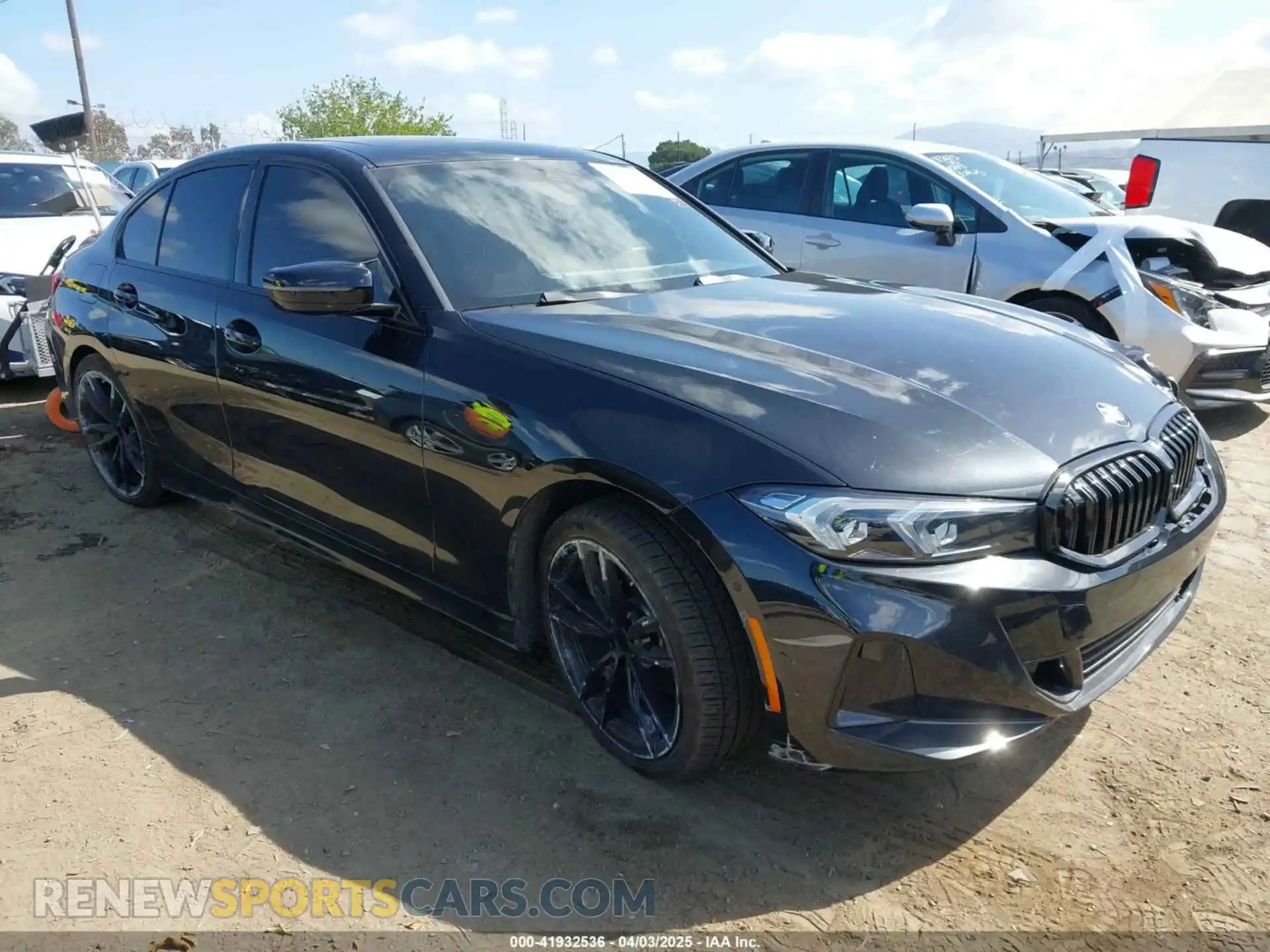 1 Photograph of a damaged car 3MW69FF03P8D45563 BMW 330I 2023