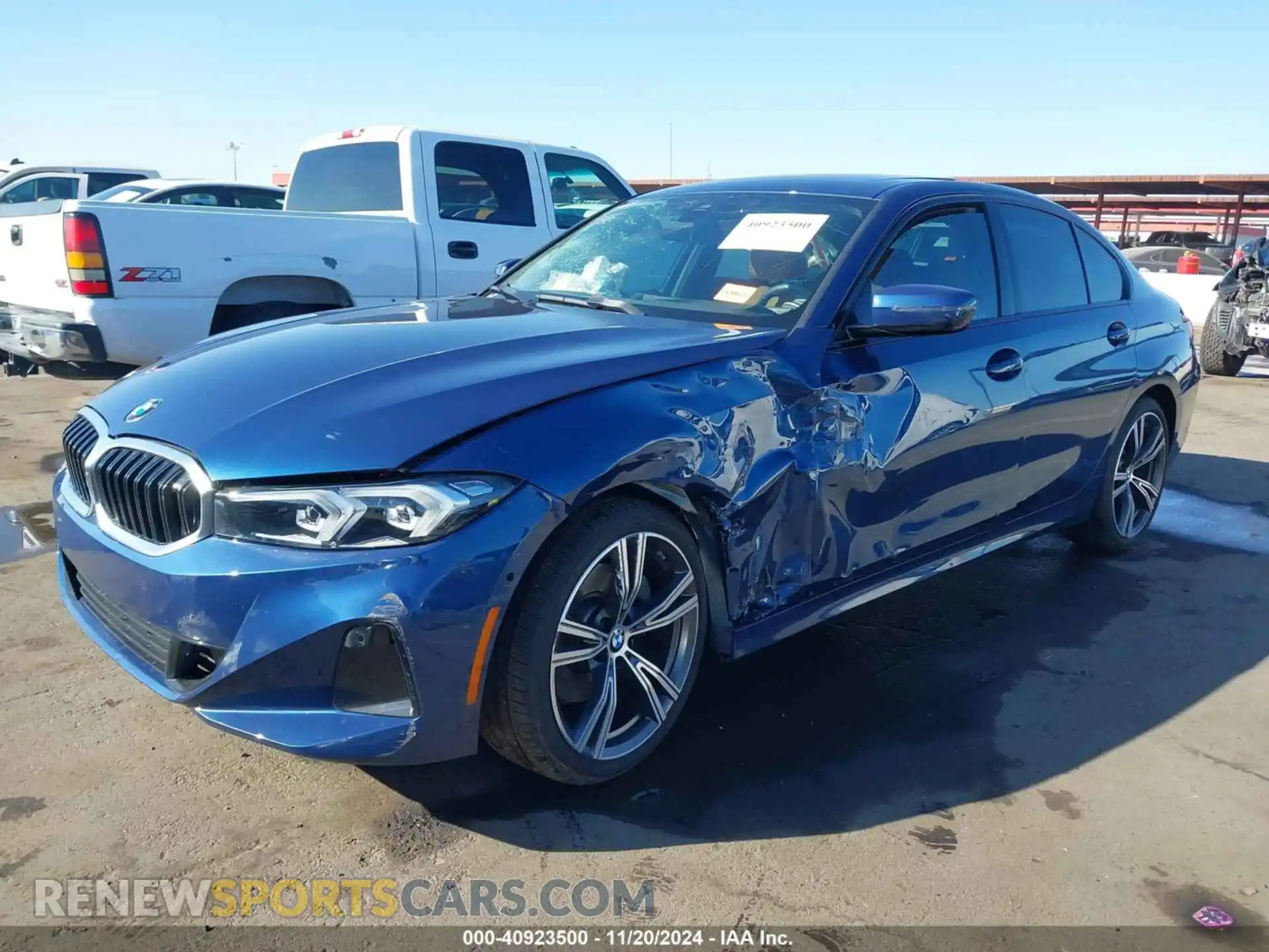 2 Photograph of a damaged car 3MW69FF07P8D59756 BMW 330I 2023